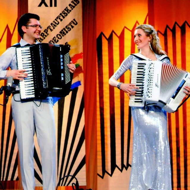 Фестивали в Литве и Польше 2012. Аккордеонист Мирослав Лелюх