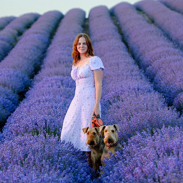 Фотограф Севастополь. Фотосессия для девушки с собакой