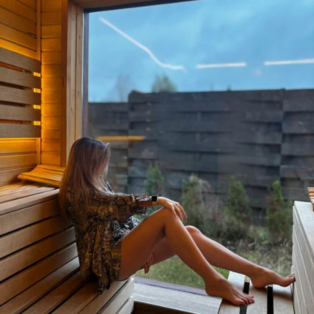 Треугольный коттедж на сутки с чаном, баней мангалом — заказать на 6 человек