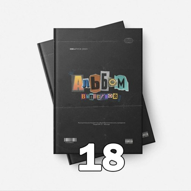 НШ. Альбом 8-ПО Арт.№ 88. 2026. Выпускные альбомы для школ и детсадов в Тюмени | Фотофикус