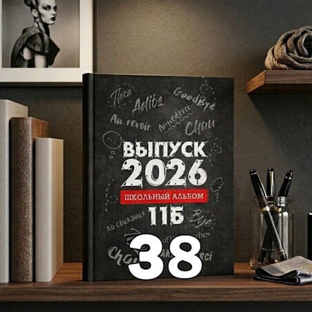 СШ. Минибук-3 Арт.№ 40. 2026. Выпускные альбомы для школ и детсадов в Тюмени | Фотофикус