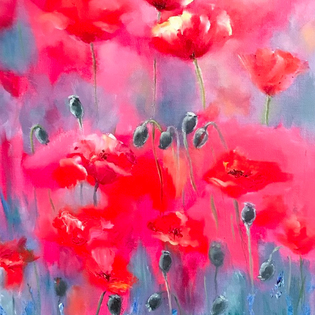 Маковое поле - купить картину в подарок - Ирэн Постольная