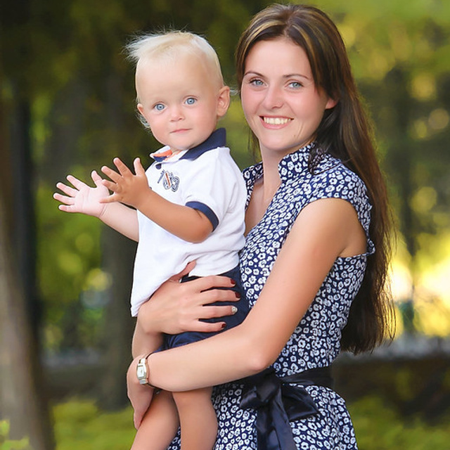 Семейный фотограф в Севастополе. Фотосессия мама и малыш