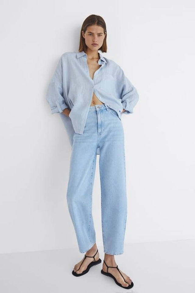 Креативная съемка женских штанов для повседневной и деловой носки