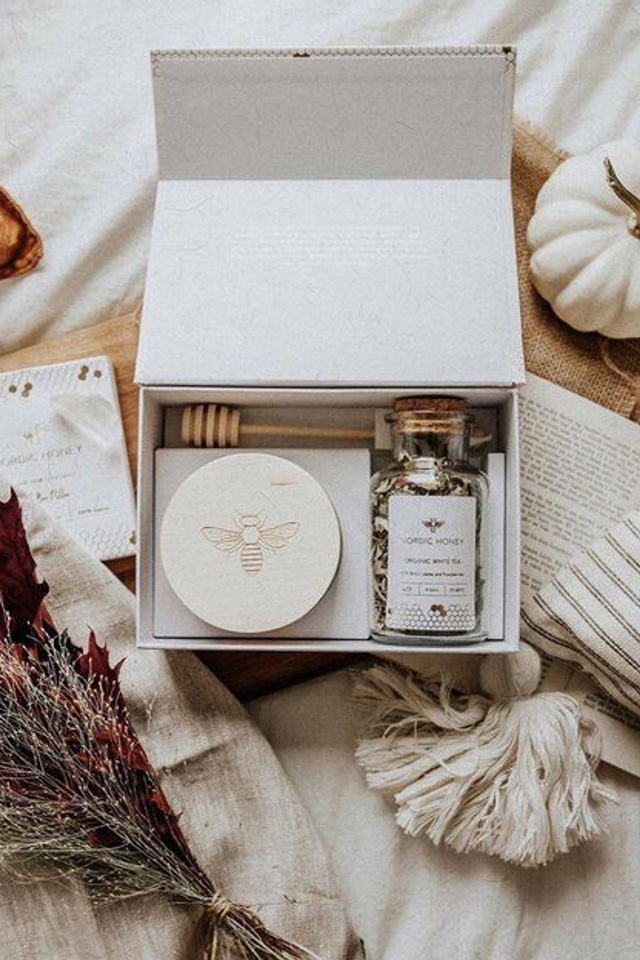 Референс для подарочных наборов для женщин с косметическими средствами.