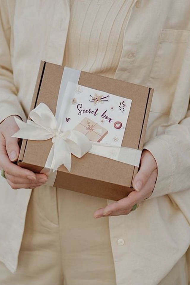 Идея для эко-подарочных наборов для женщин с натуральными продуктами.