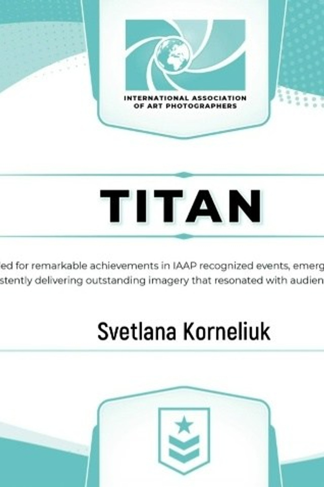 International Contest Awards Photographer Svetlana Korneliuk