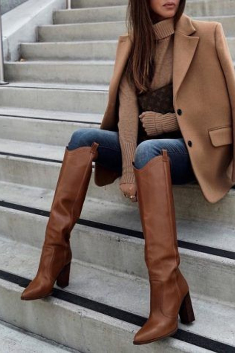 Креативная съемка сапог с акцентом на формы и стиль