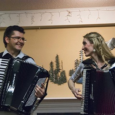 Фестивали в Литве и Польше 2012. Аккордеонист Мирослав Лелюх