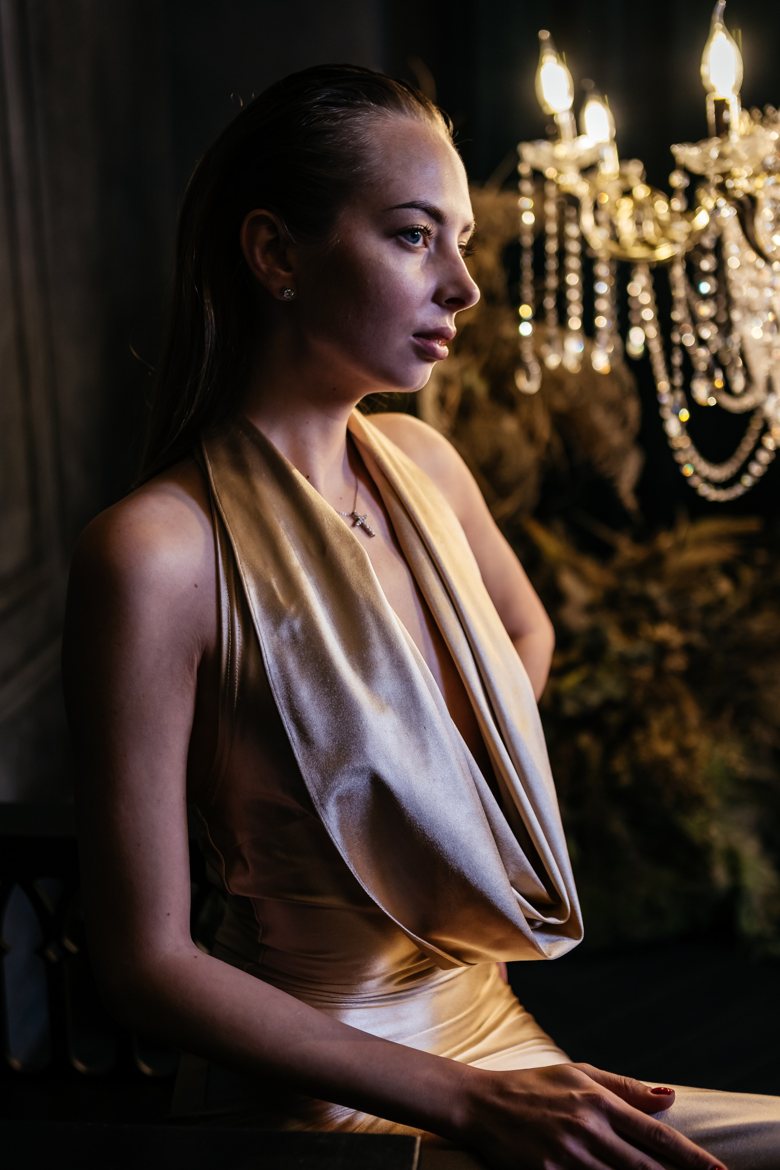 Новогодняя фотосессия в роскошной классической студии. Свадебный фотограф в Москве