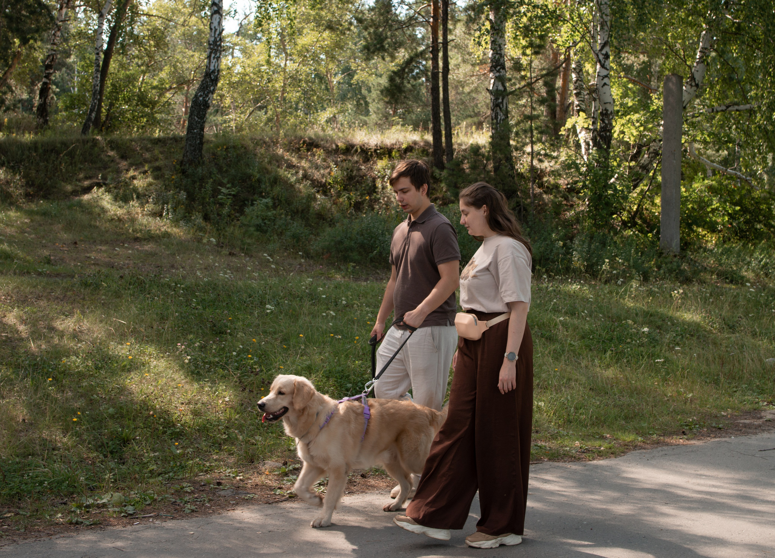 Прогулка Вероники, Артема и Энерджи. Семейный и детский фотограф в Екатеринбурге Наталия Акимова