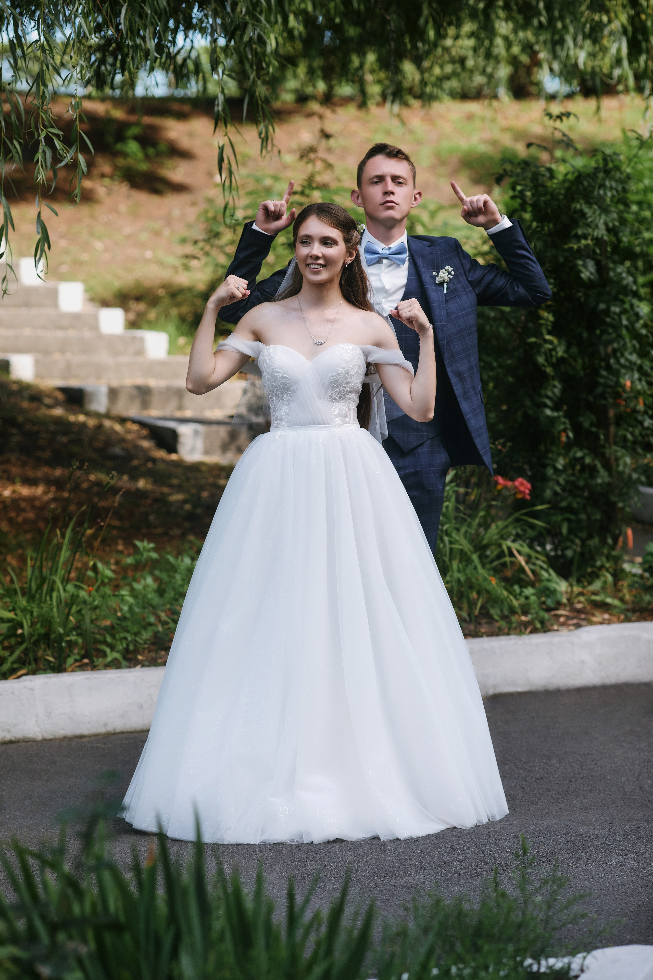 Весёлая свадьба в Находке - идея для парного позирования