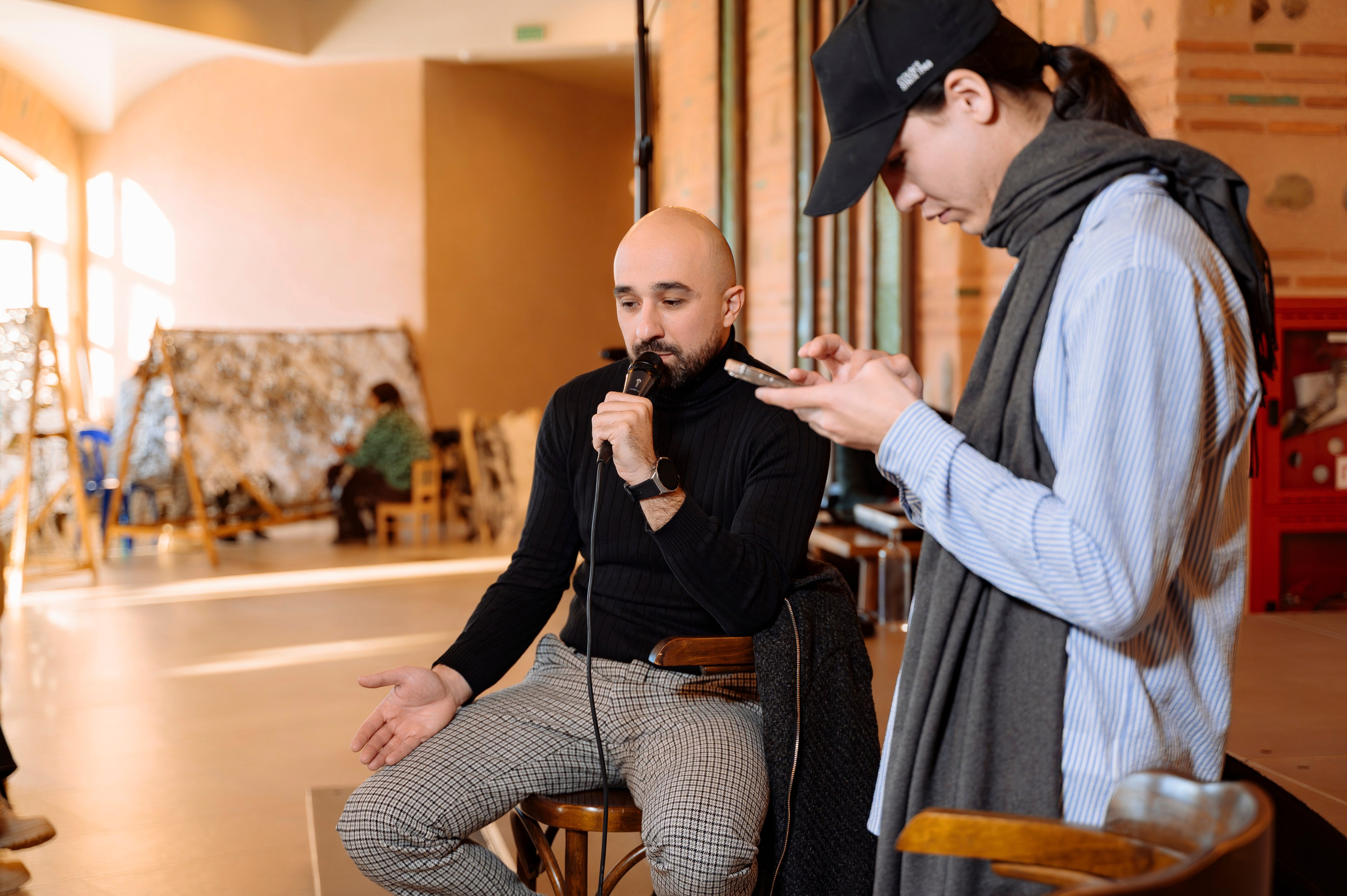 ФАН встреча участников проекта FACTOR.BY: Ибрагима Карасова и Шамхала Хачатуряна. Фотограф Беларусь — Ольга Шаповалова (Жардецкая)