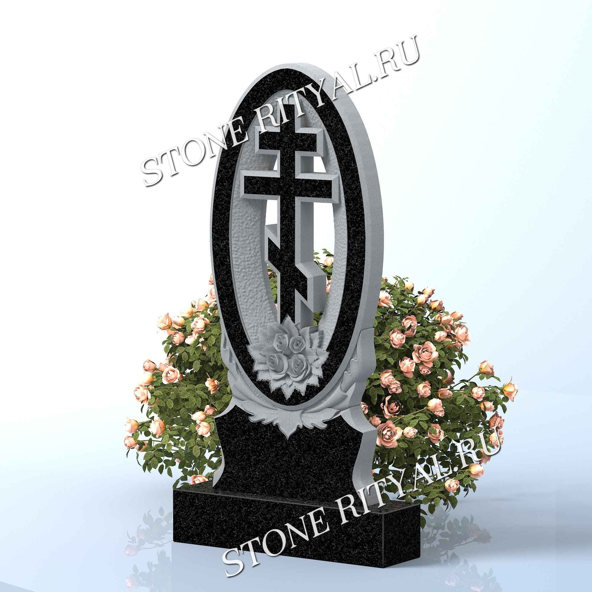 Вертикальные памятники фигурные. Изготовление и установка памятников в Москве и МО