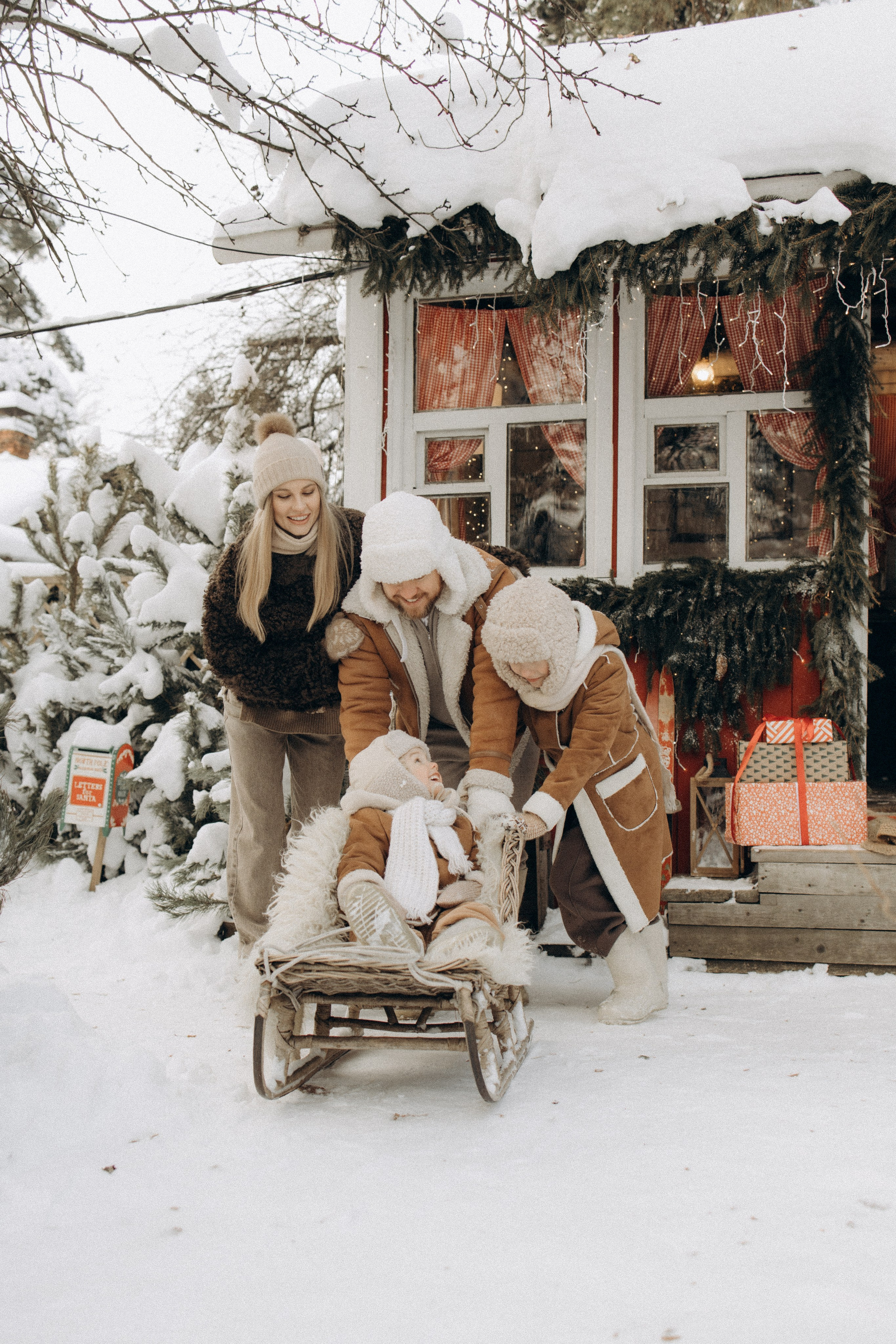 Зимняя фотосессия. Семейный фотограф Москва Юлиана Фетисова