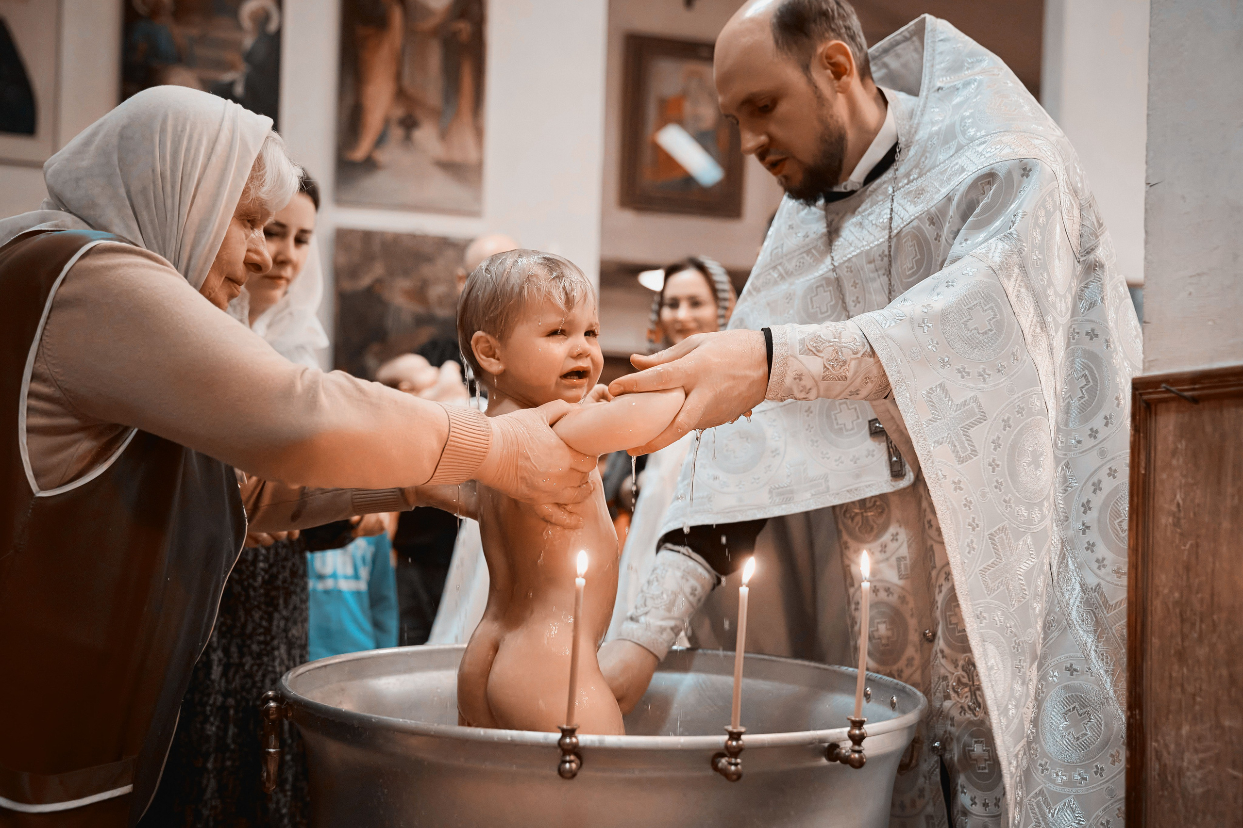 Крещение в Храме иконы Божией Матери «Утоли моя печали»