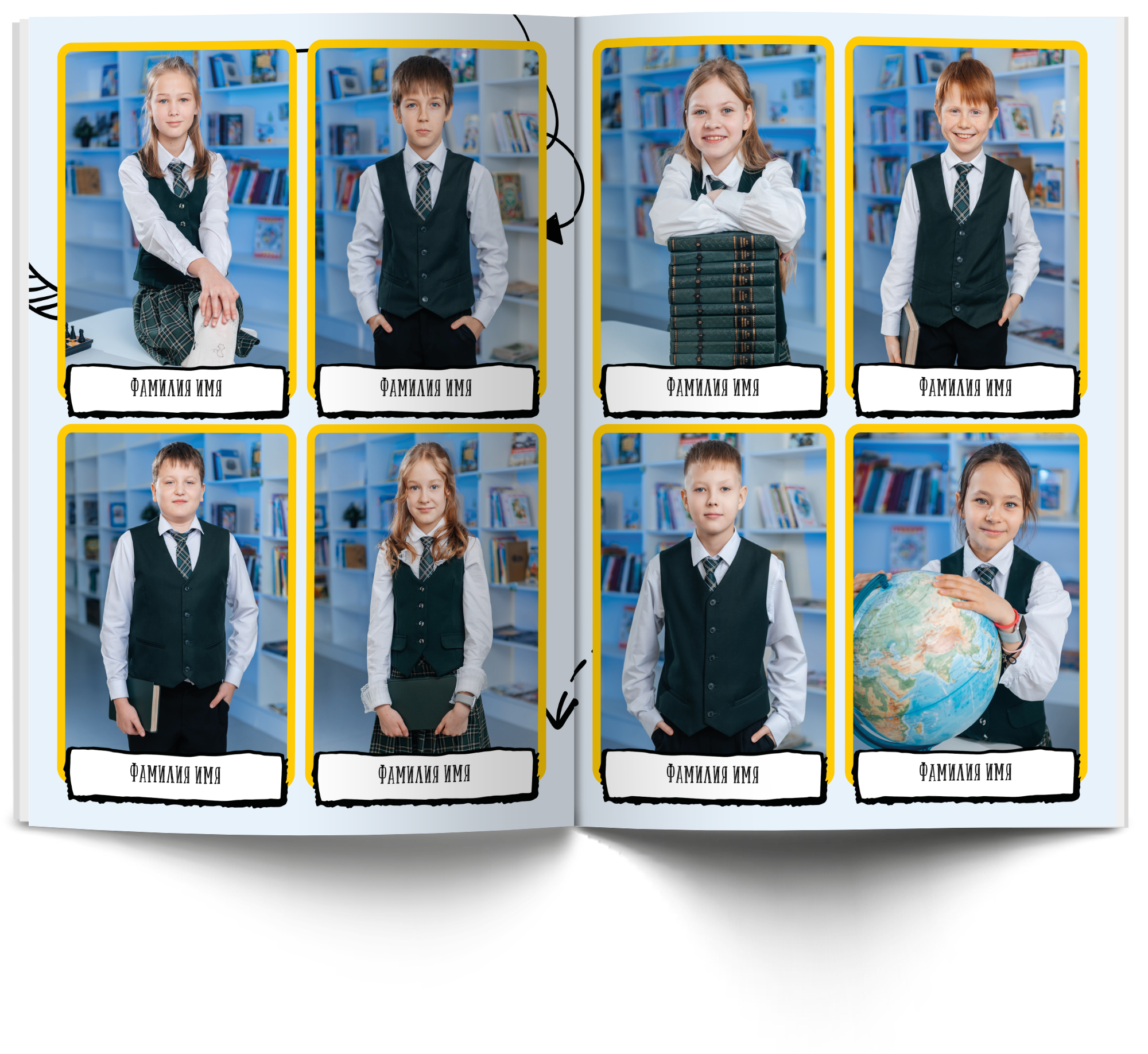 Начальные классы. Современные выпускные альбомы в Новосибирске