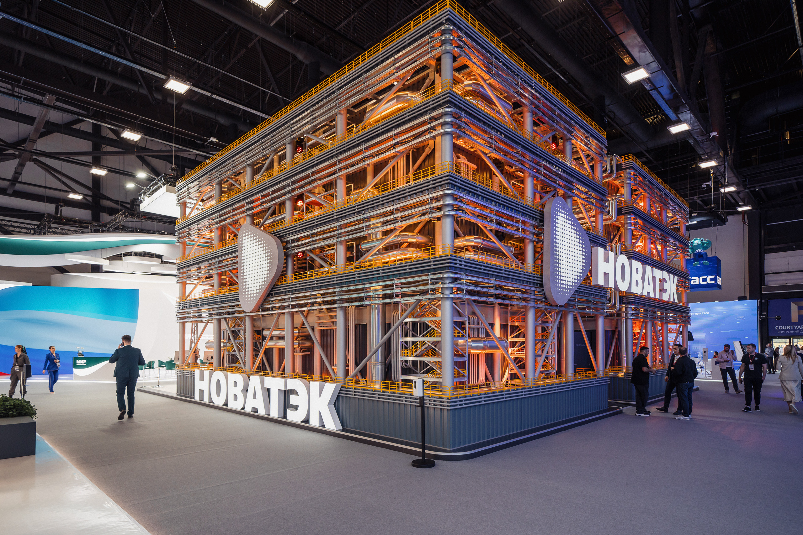 NOVATEK stands at SPIEF 2023. Svyatoslav Bunkov | photographer