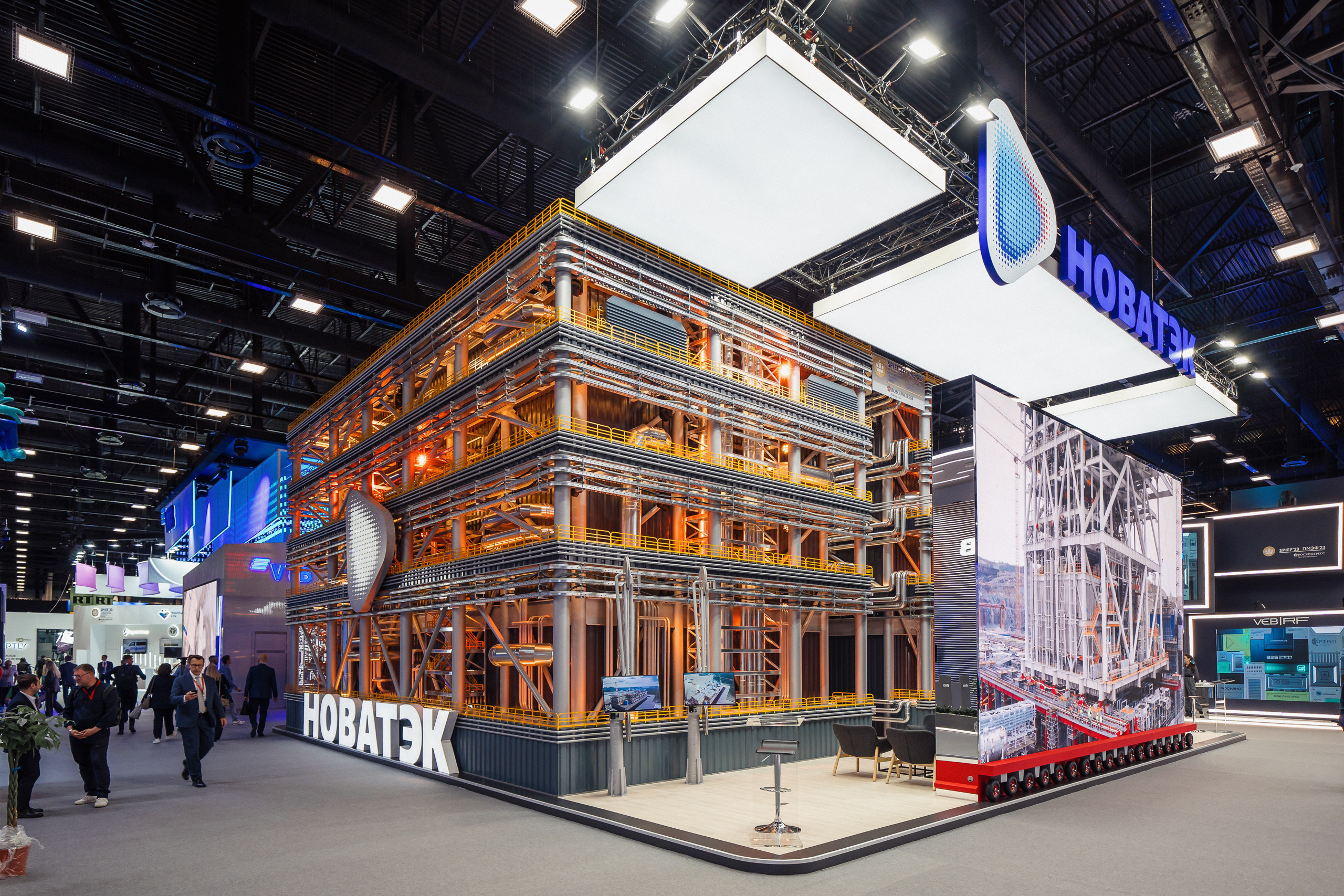 NOVATEK stands at SPIEF 2023. Svyatoslav Bunkov | photographer