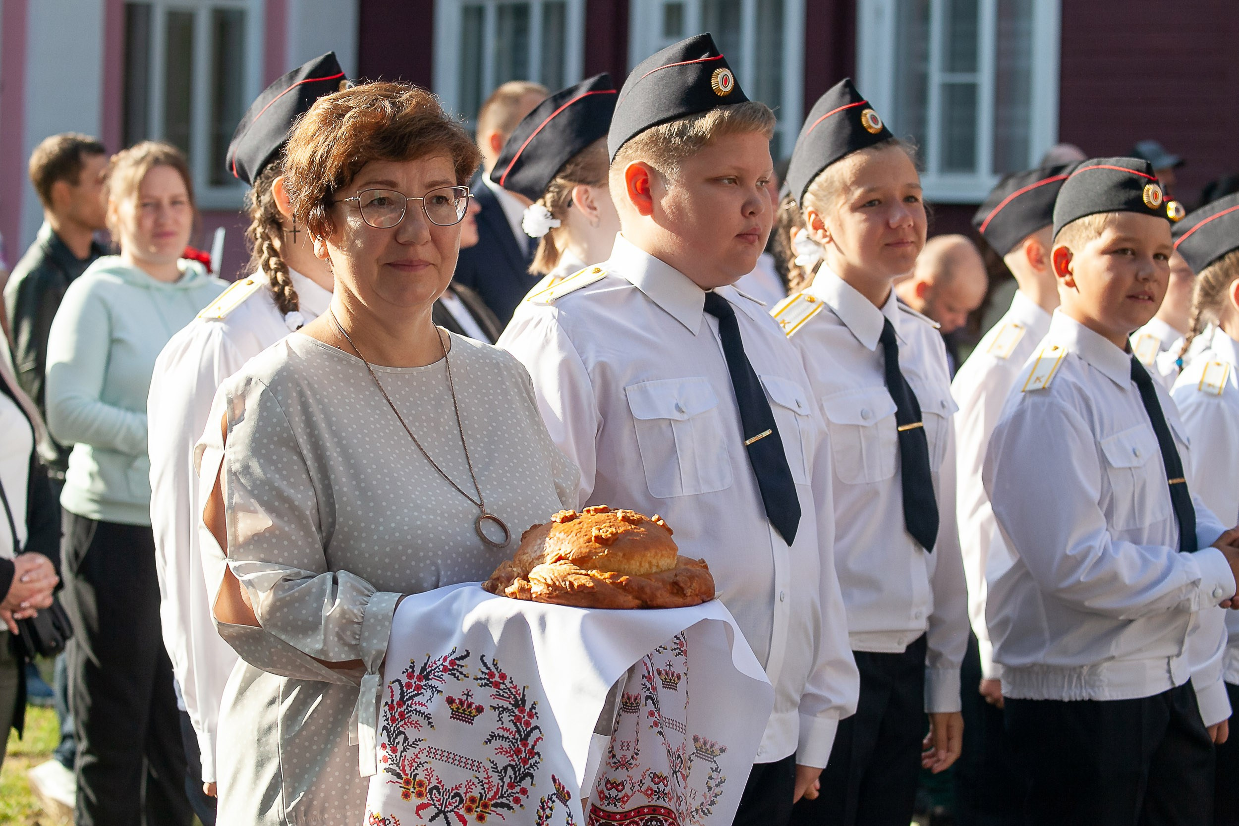 Фотосессия дл я5К класса в День знаний