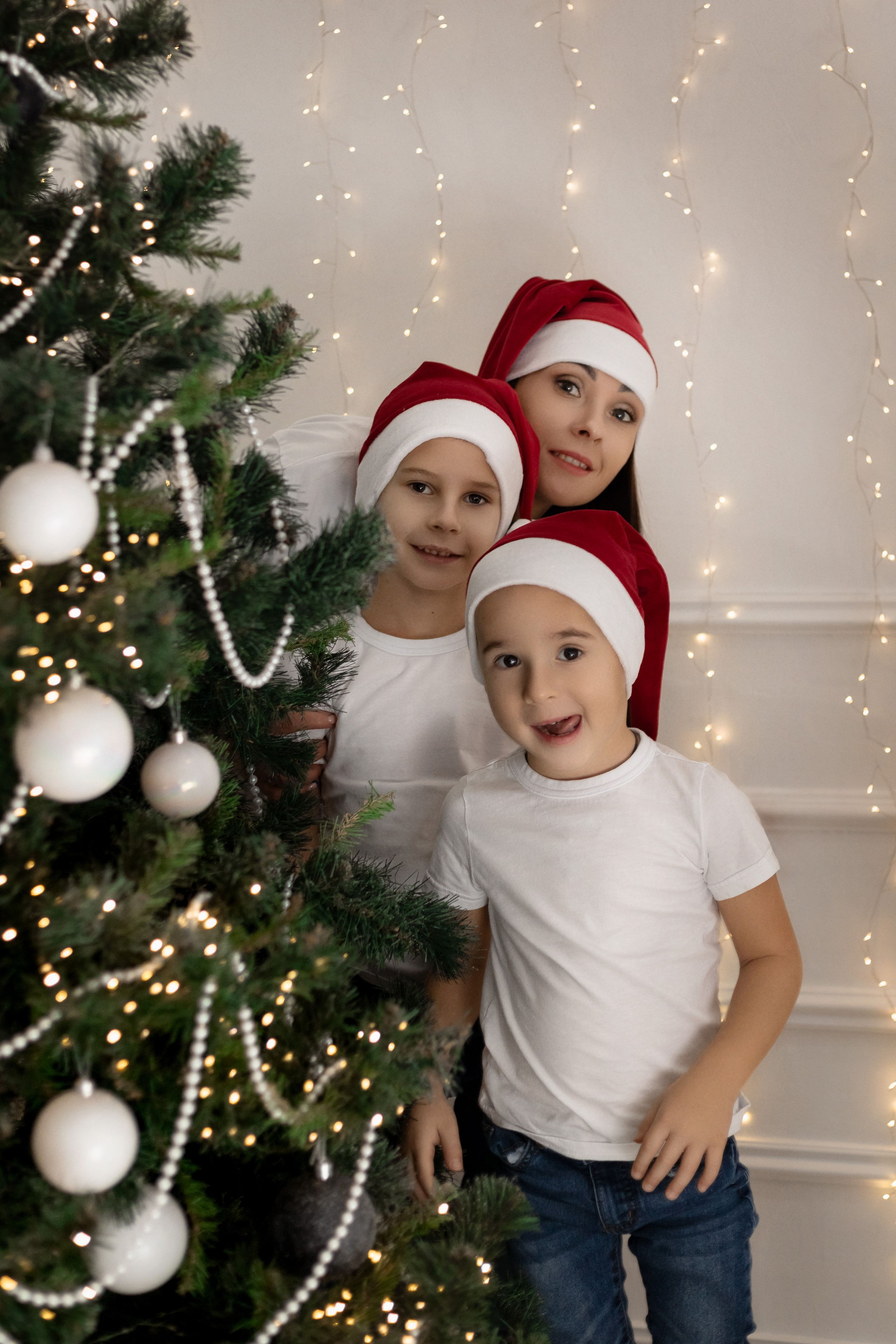 Новогодняя фотосессия в студии