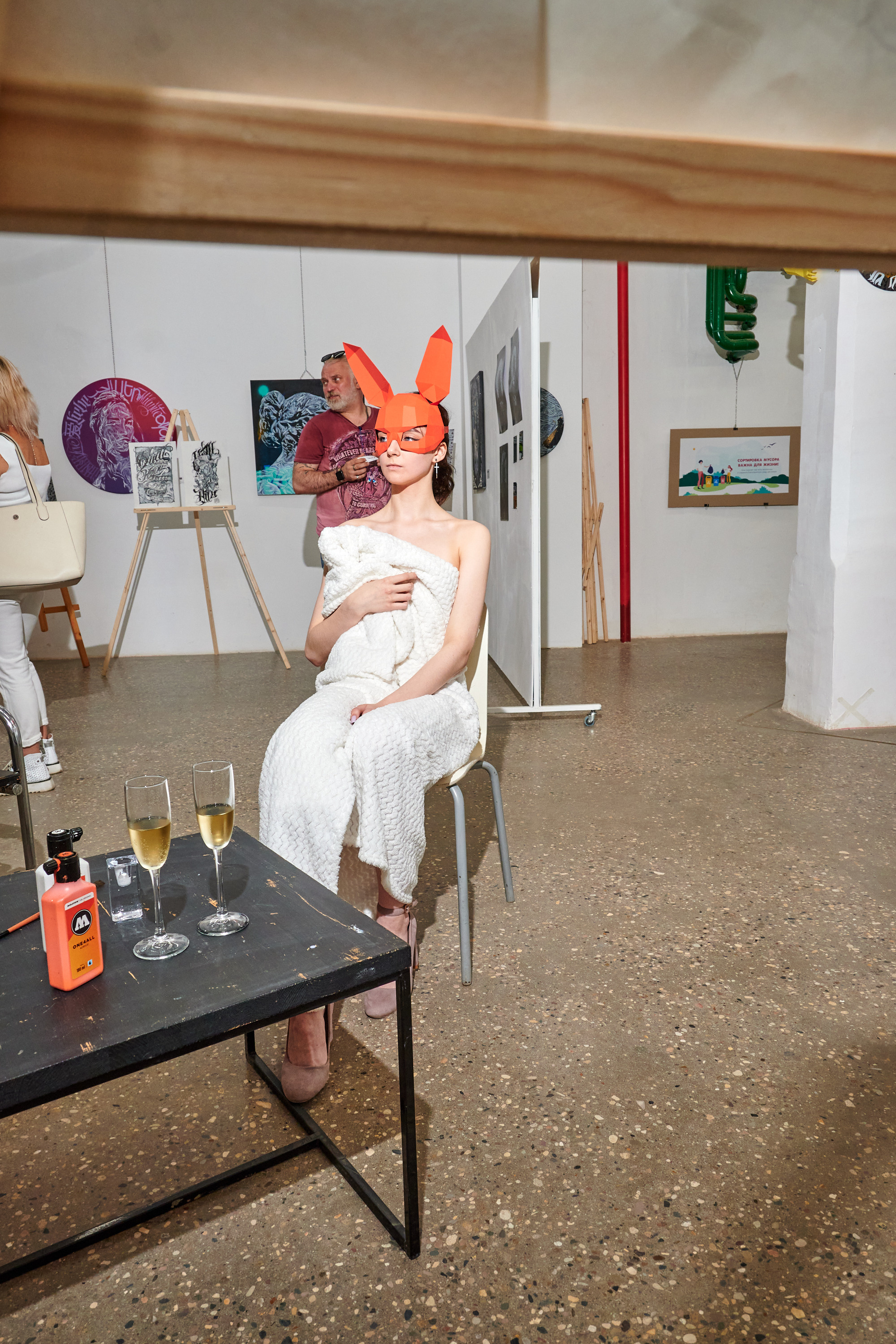 Пластика букв 2.0 открытие в Arthub. Фотограф в Иваново: Каталожная съемка одежды и постельного белья, Wildberries