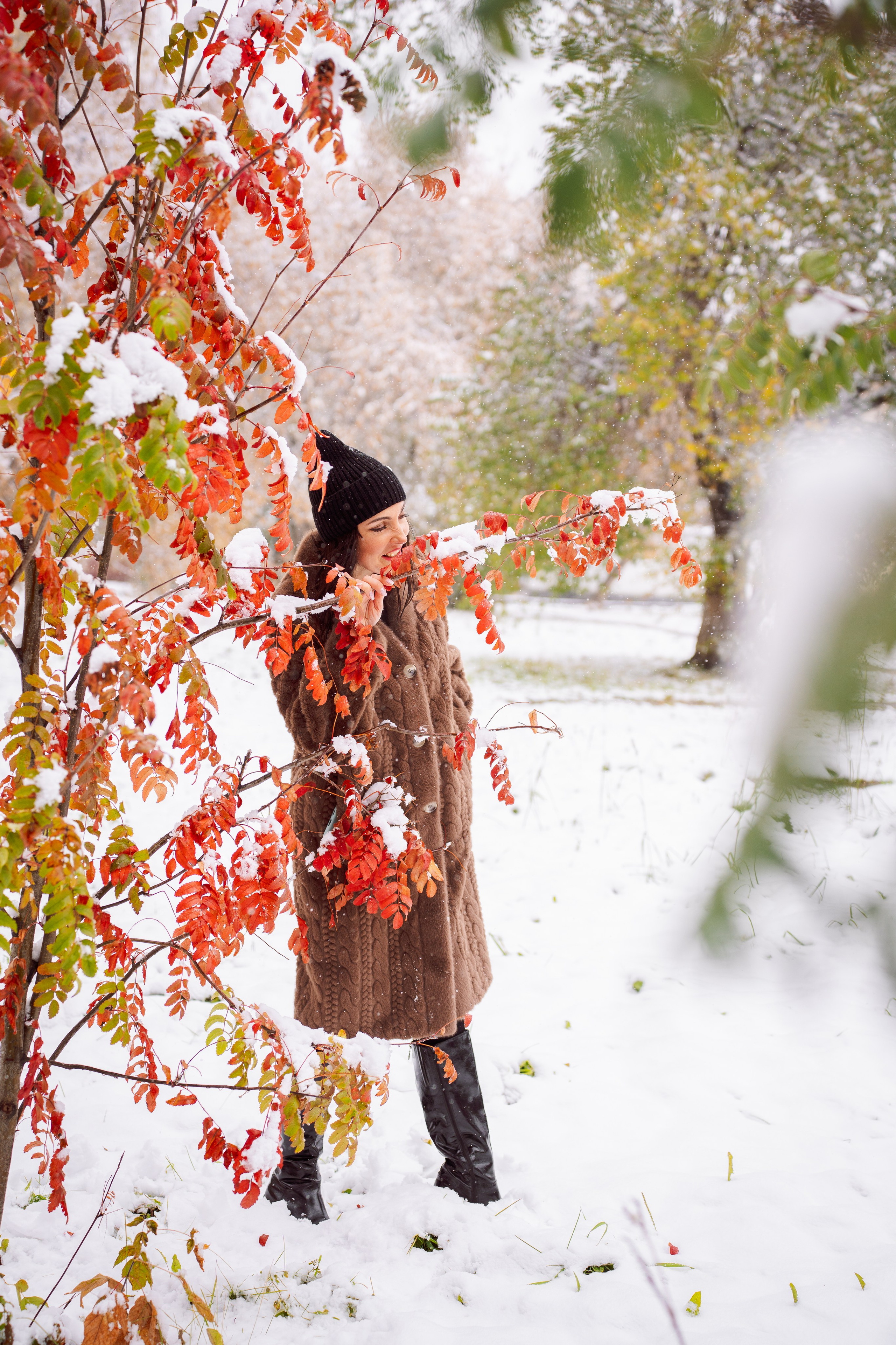 Снежные истории с ноября. Фотограф Кемерово Анна Князева