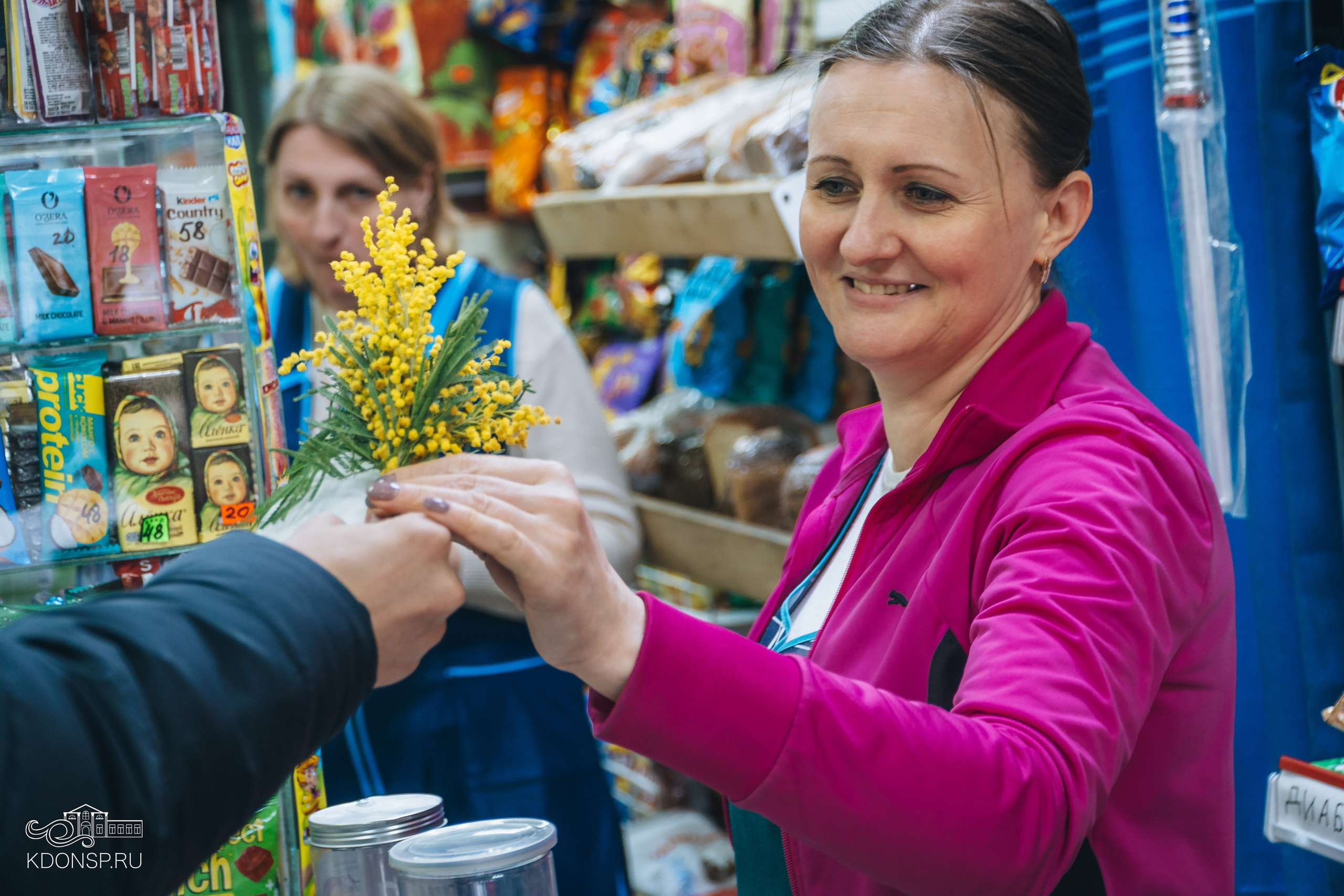 Поздравление от волонтёров станицы. Новотитаровский Дом культуры