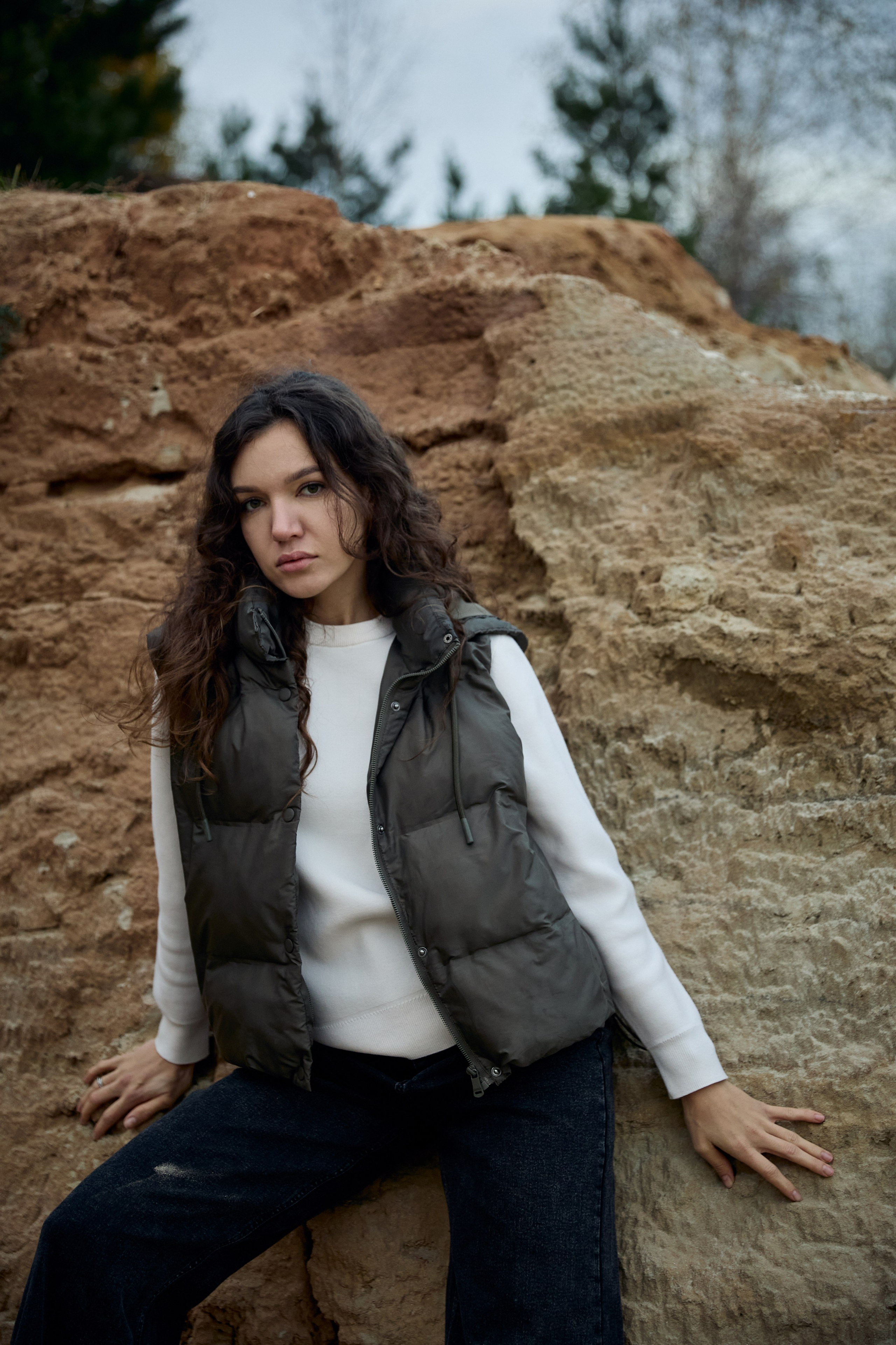 Семейная съемка в карьере у озера. Контентный и репортажный фотограф Виталий Кулешов | Москва