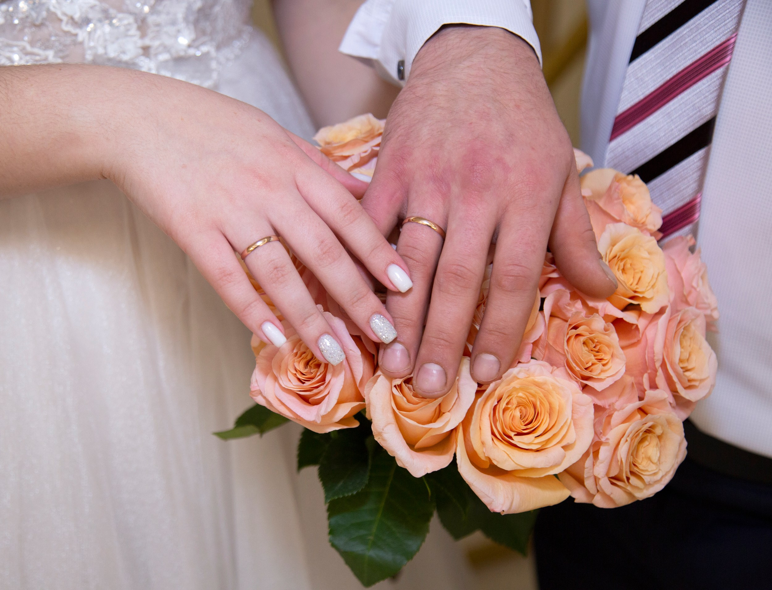 Свадебная фотосессия Андрея и Алины в Савеловском ЗАГСе. Фотосессия в студии в Москве от профессионального фотографа услуги по доступным ценам