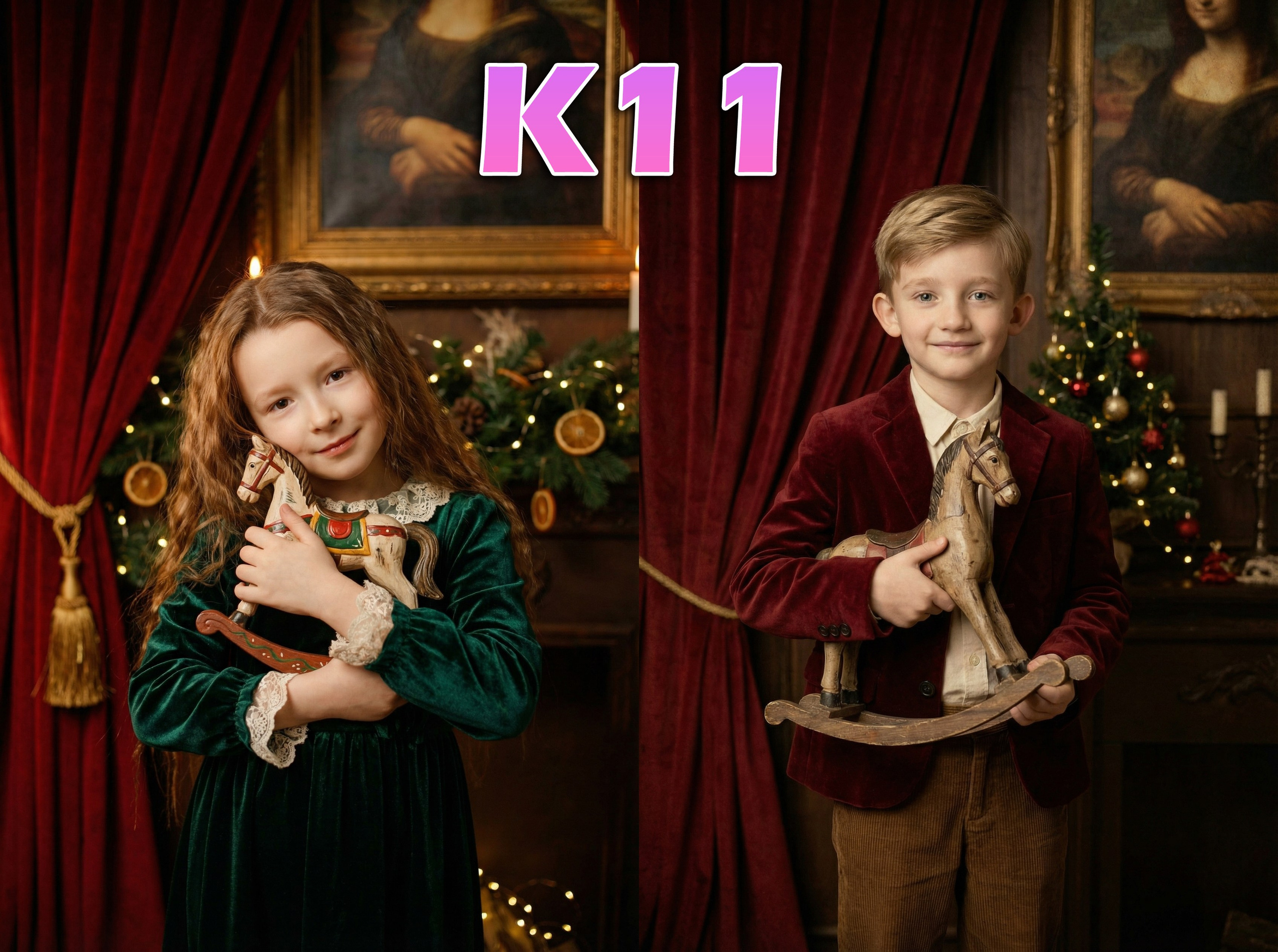 🤖 Нейросети + Фотография = Идеальная новогодняя открытка. Детский фотограф Максим Потанин в Ижевске и Набережных Челнах