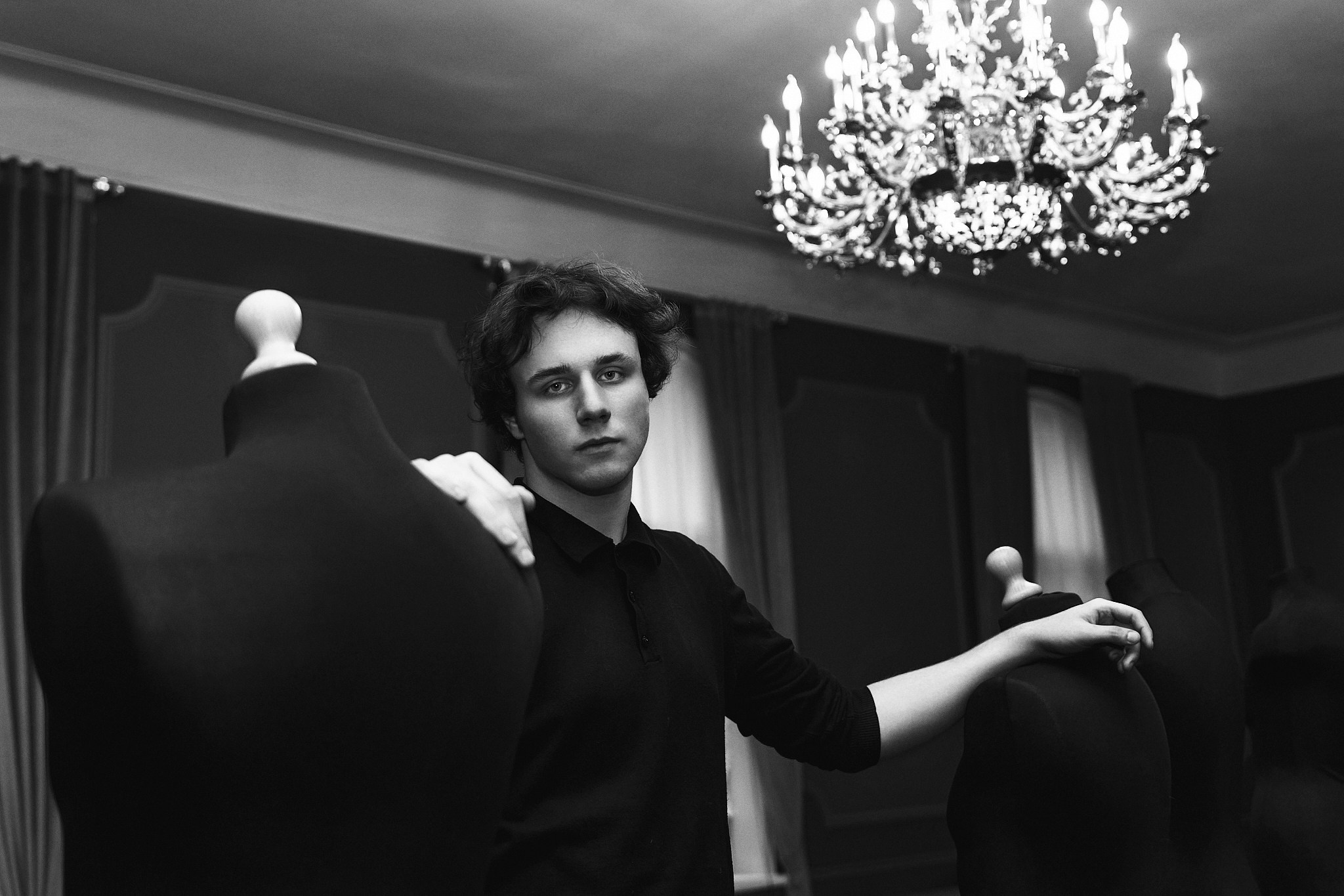 Черно-белый портрет Ильи