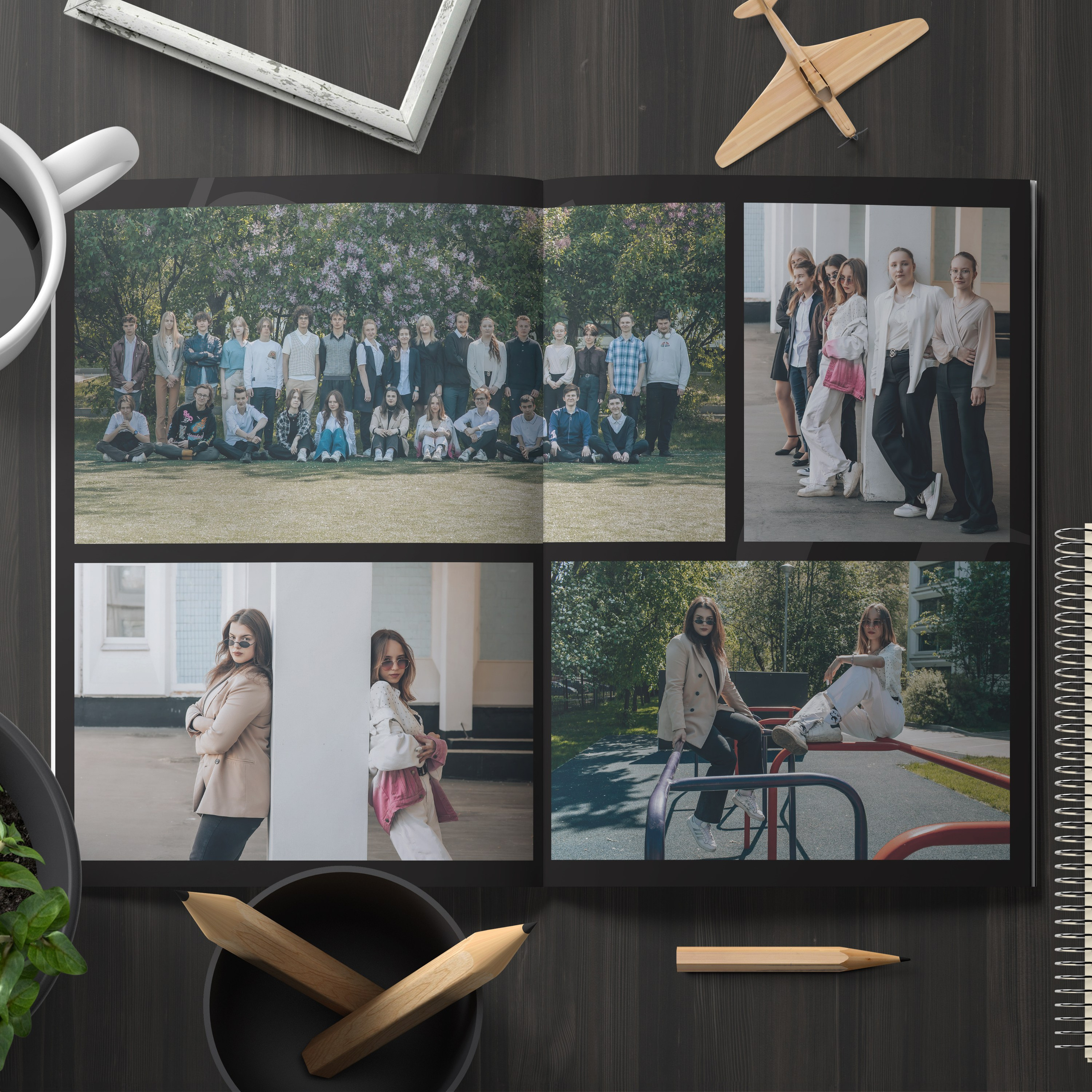 Дизайны выпускных альбомов для школьников. Семейный фотограф в Москве Наталья Чуб, заказать Фотокнигу