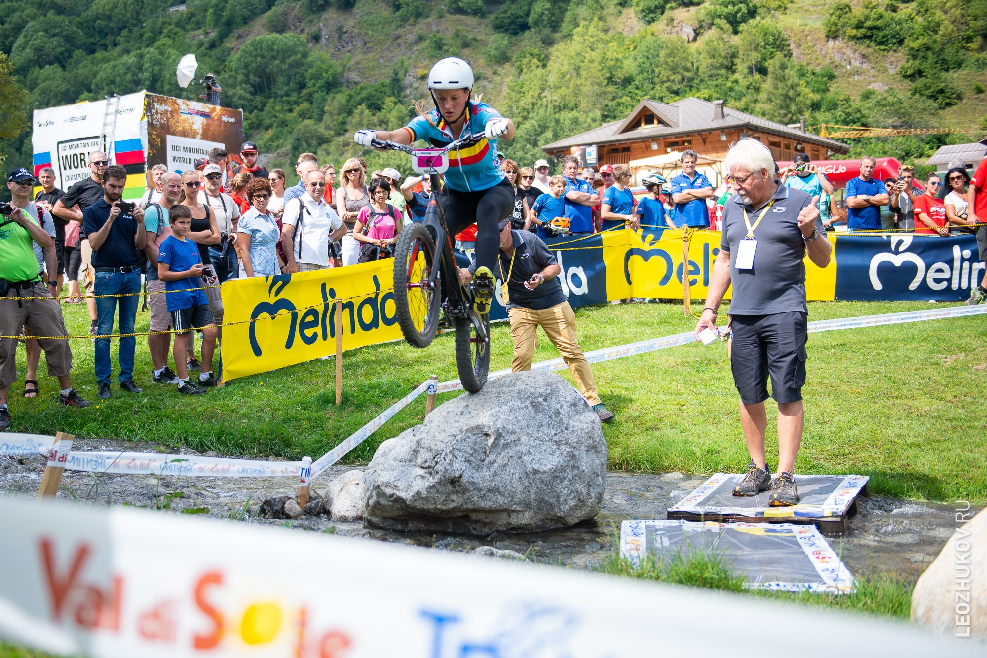 UCI Trials World Championships 2016 — finals. Sports photographer Leonid Zhukov