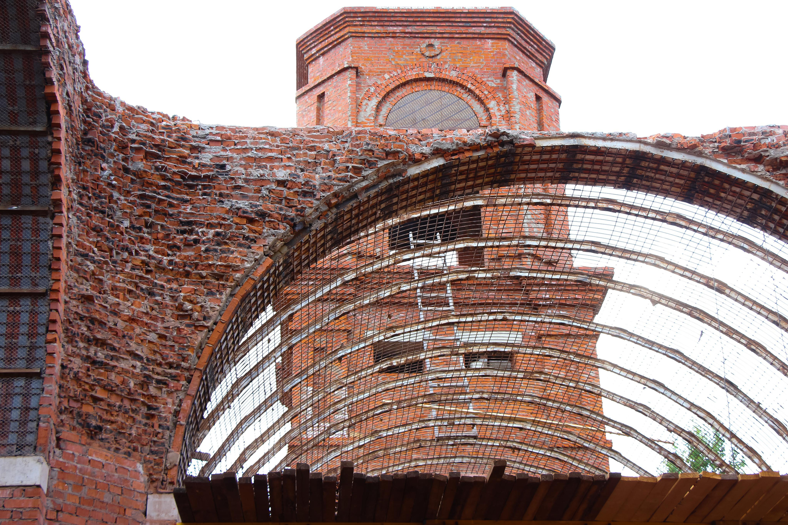 Строительство храма. Московская область г. Лобня. 2021 г. Мария Ткаченко. Документальная фотография