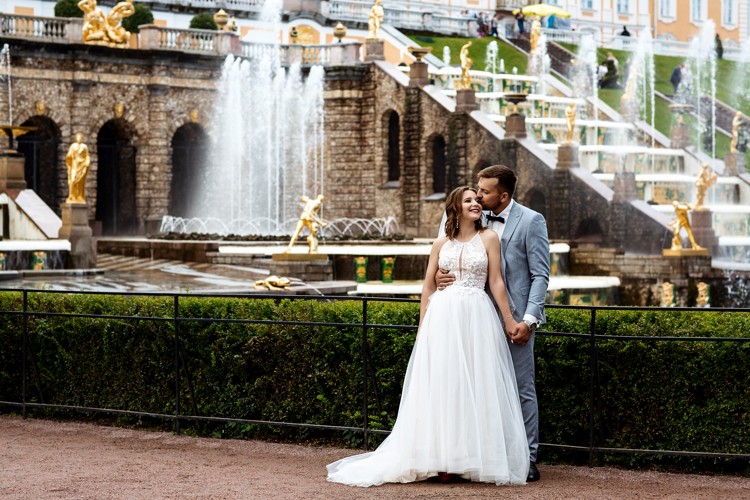 Свадьба в Петергофе. Свадебный и семейный фотограф Алексей Аверин