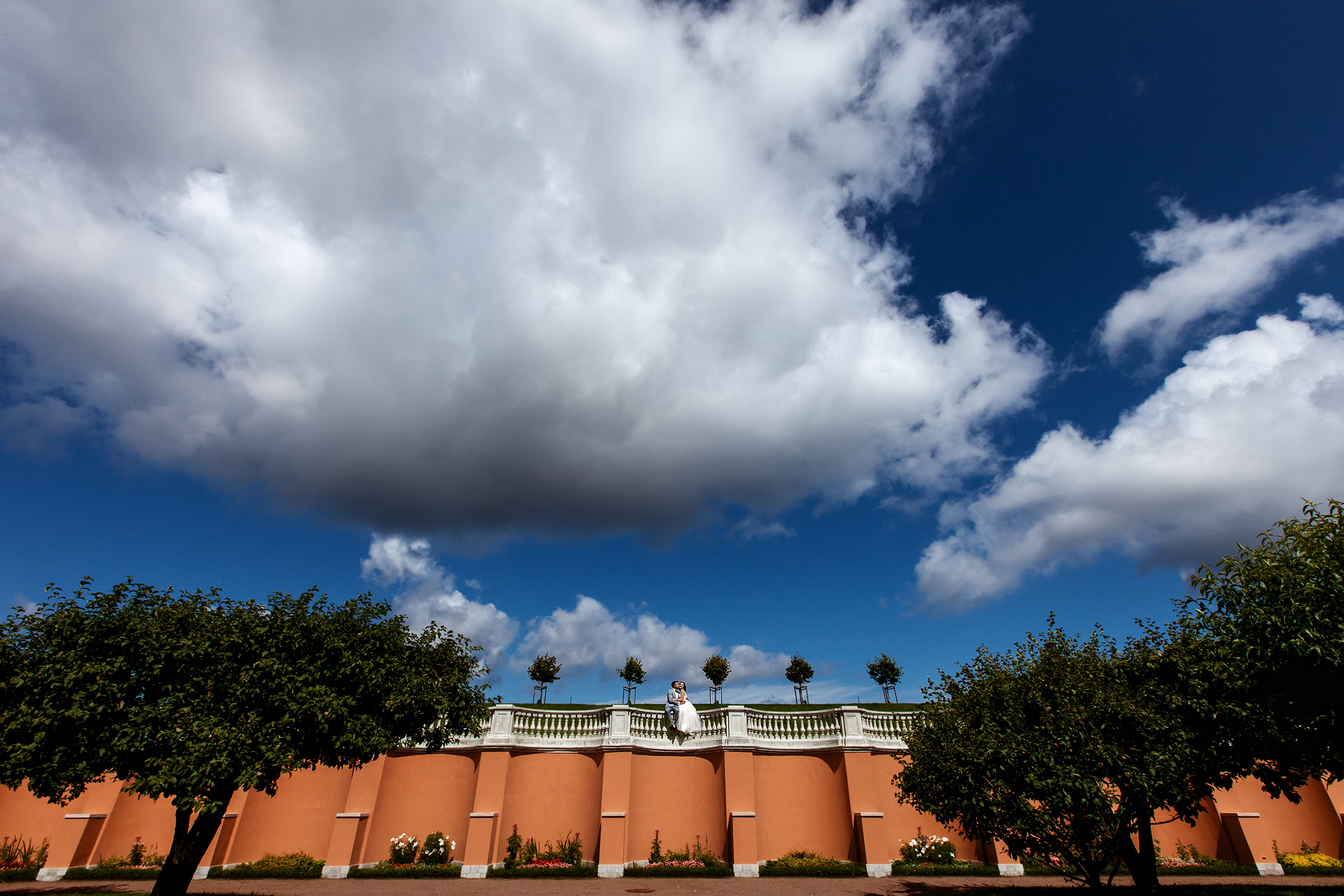 Свадьба в Петергофе. Свадебный и семейный фотограф Алексей Аверин