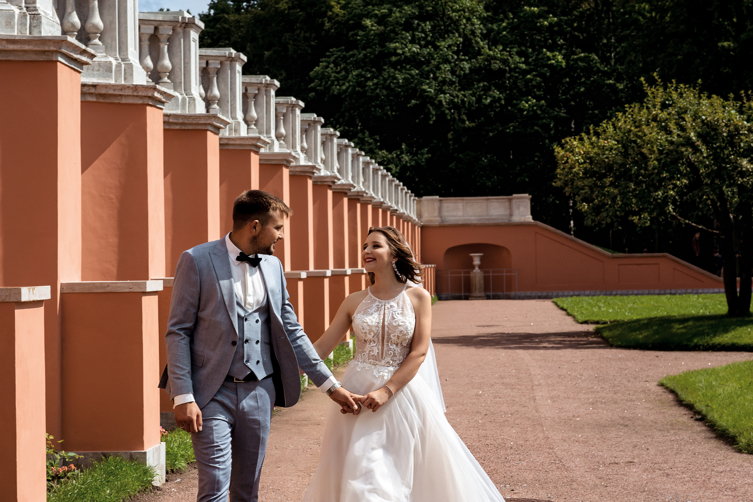 Свадьба в Петергофе. Свадебный и семейный фотограф Алексей Аверин