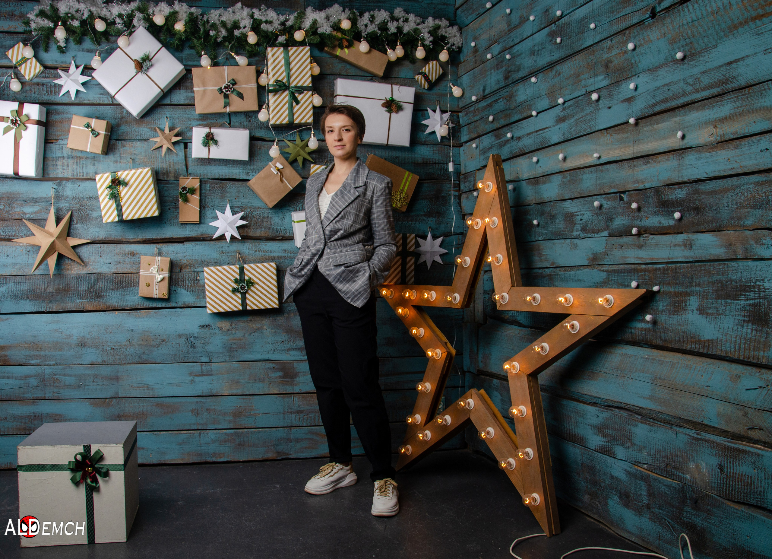 Новогодняя фотосессия в фотостудии