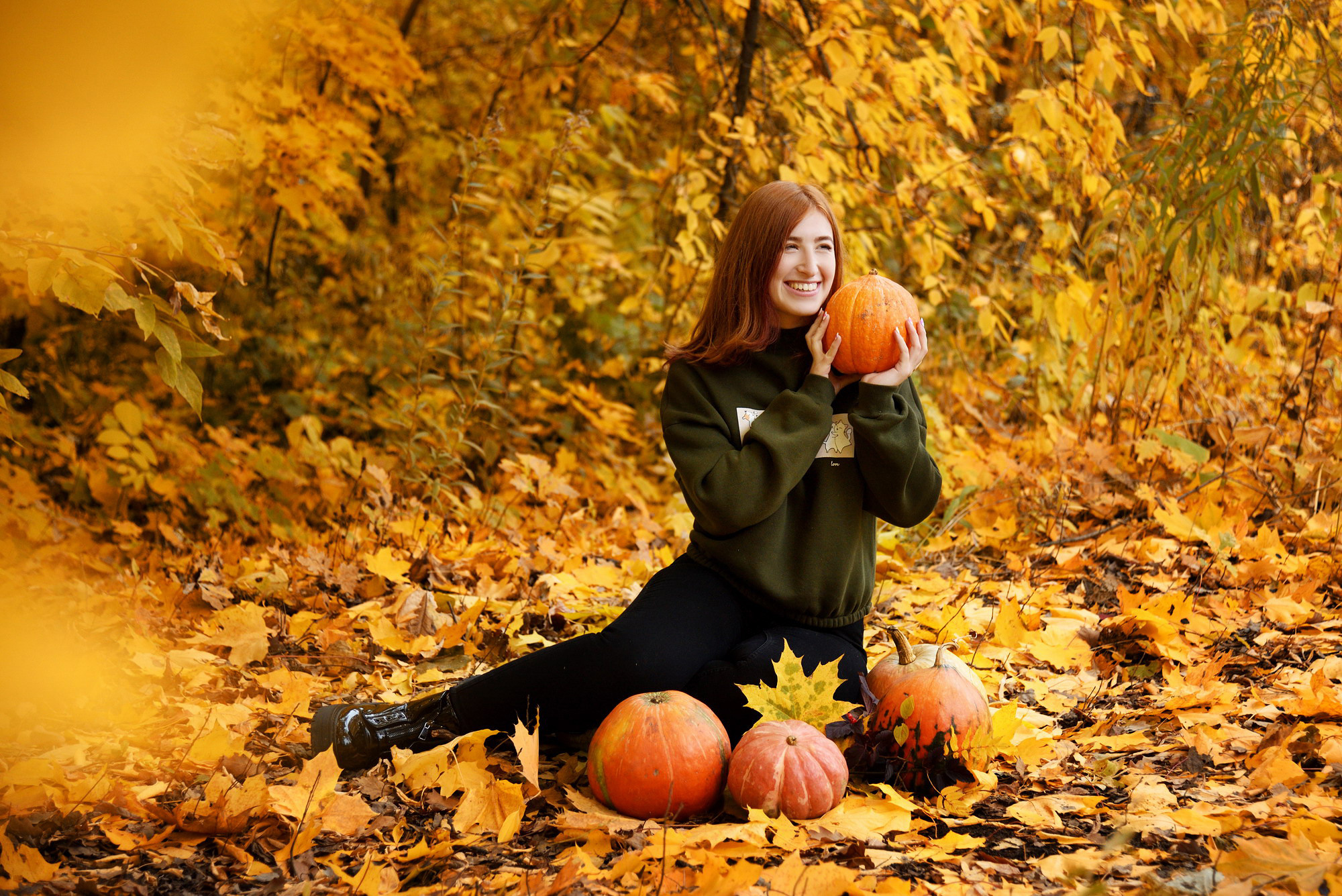 Осенний парк. Семейный и школьный Фотограф Чебоксары