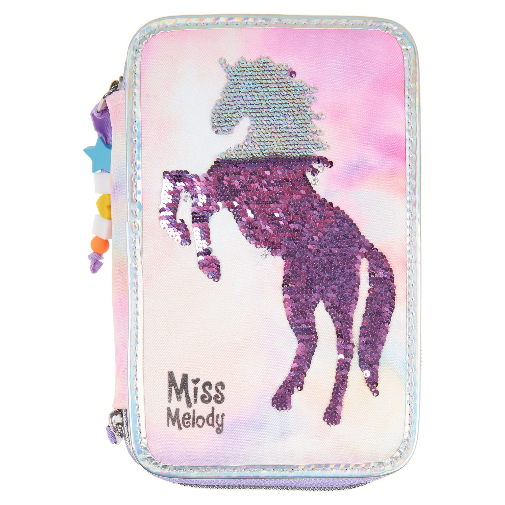 Пенал топ модель с лошадью и блестками