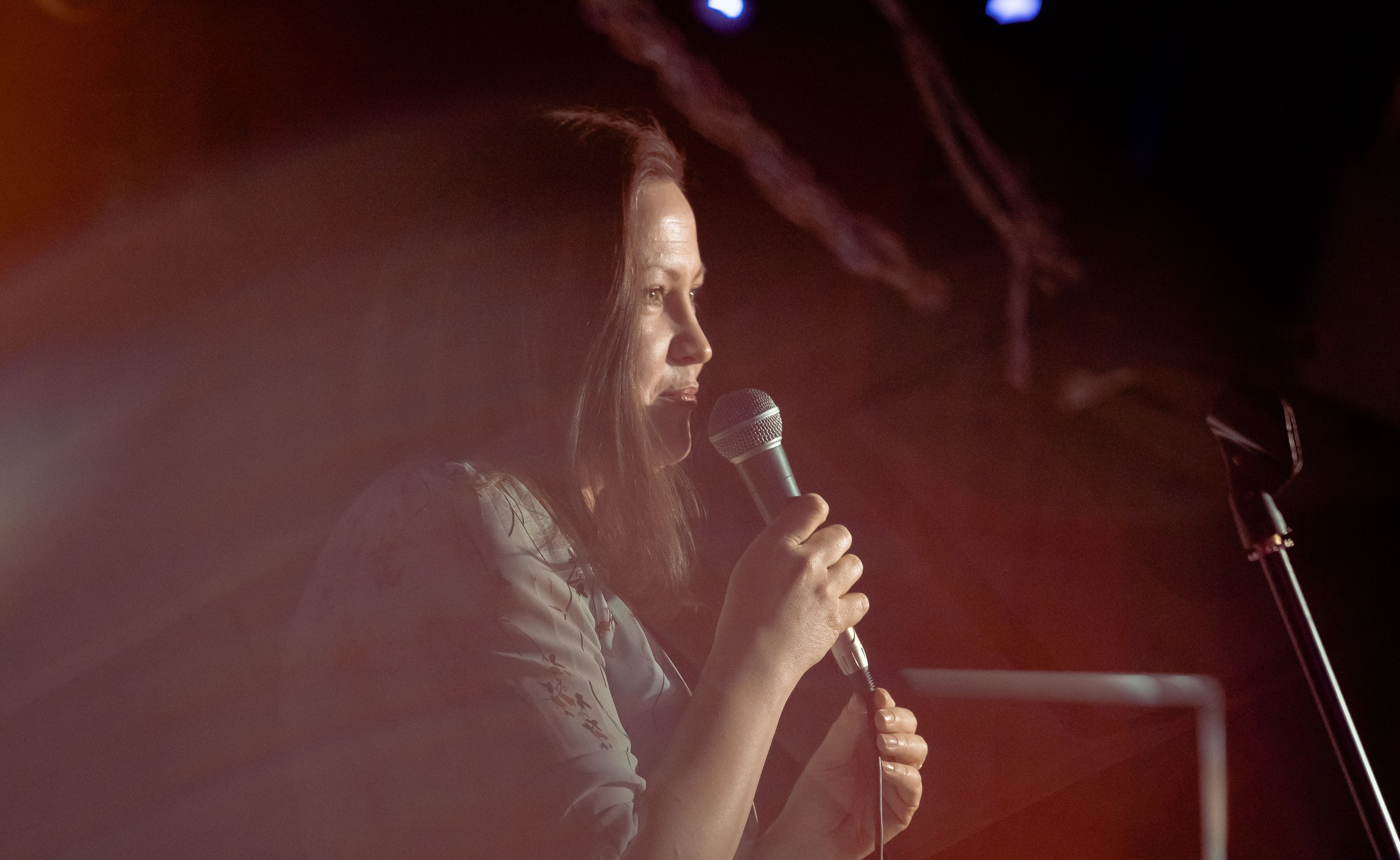 Репортажные фотографии творческого вечера Такие дела, Панда