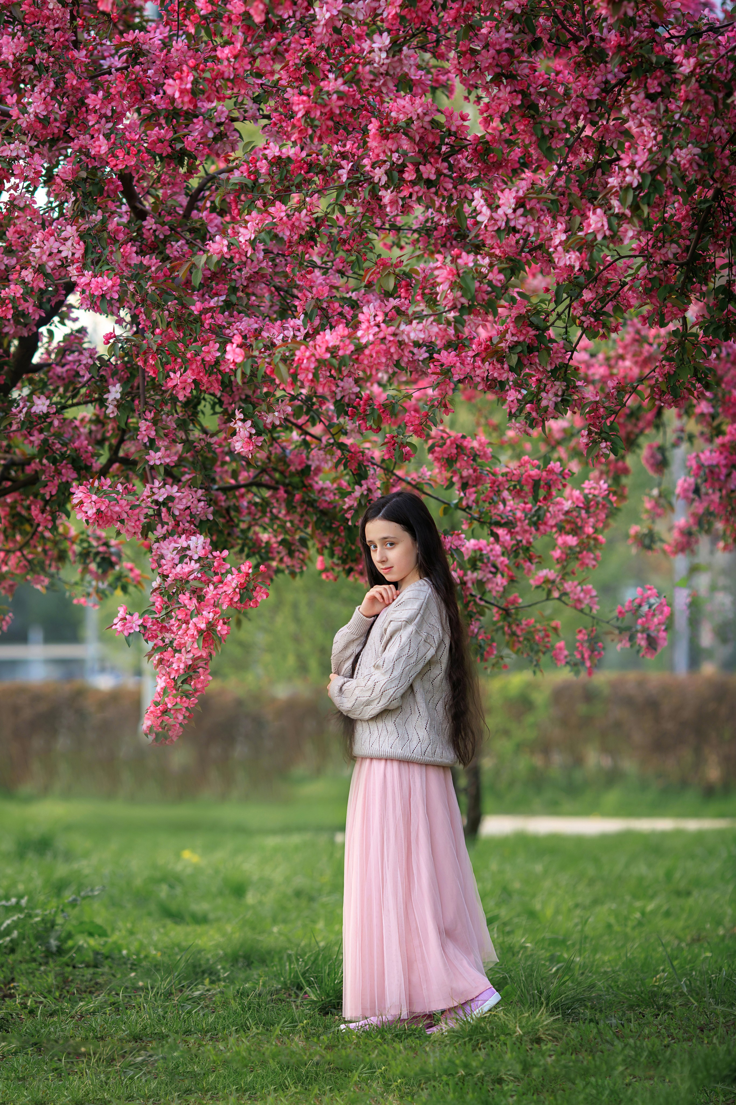 Фотосессия в цветущих садах. Весна 2026. Фотограф в Москве