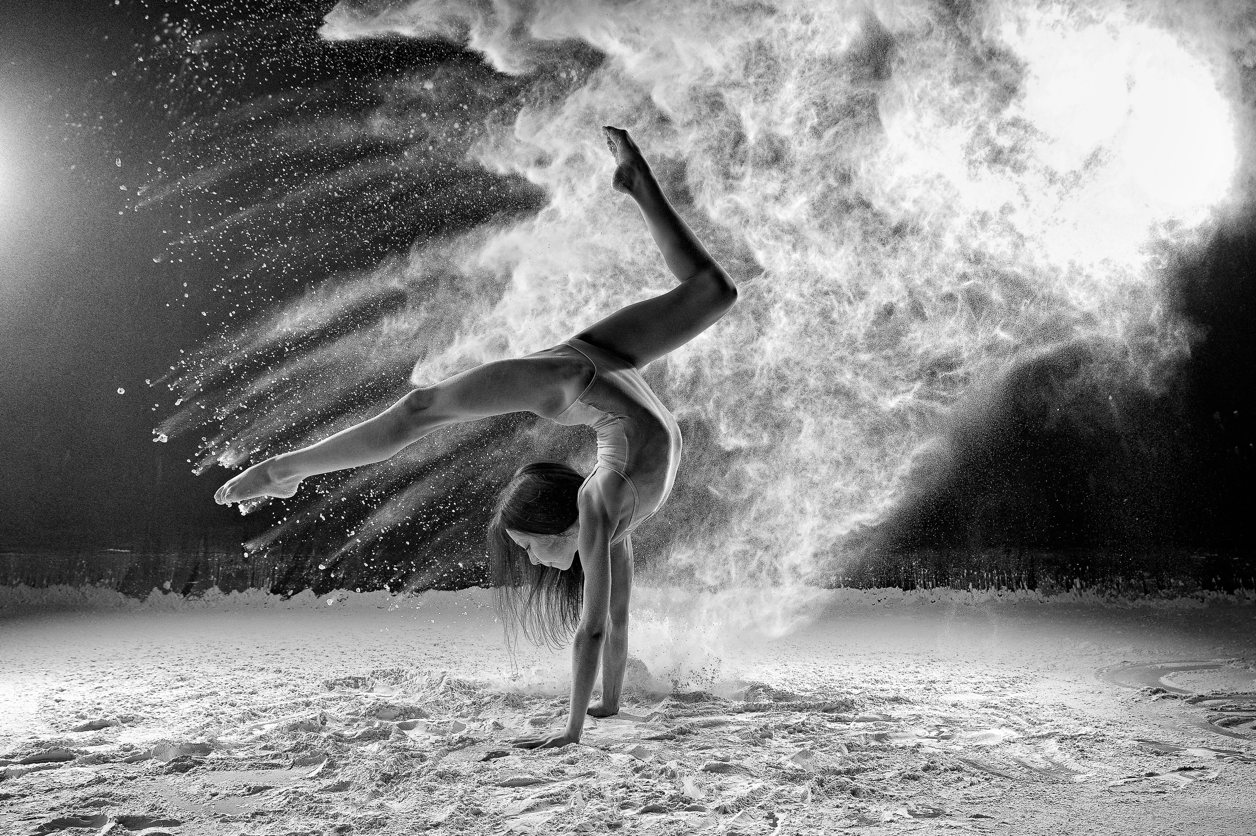 Фотосессия с мукой