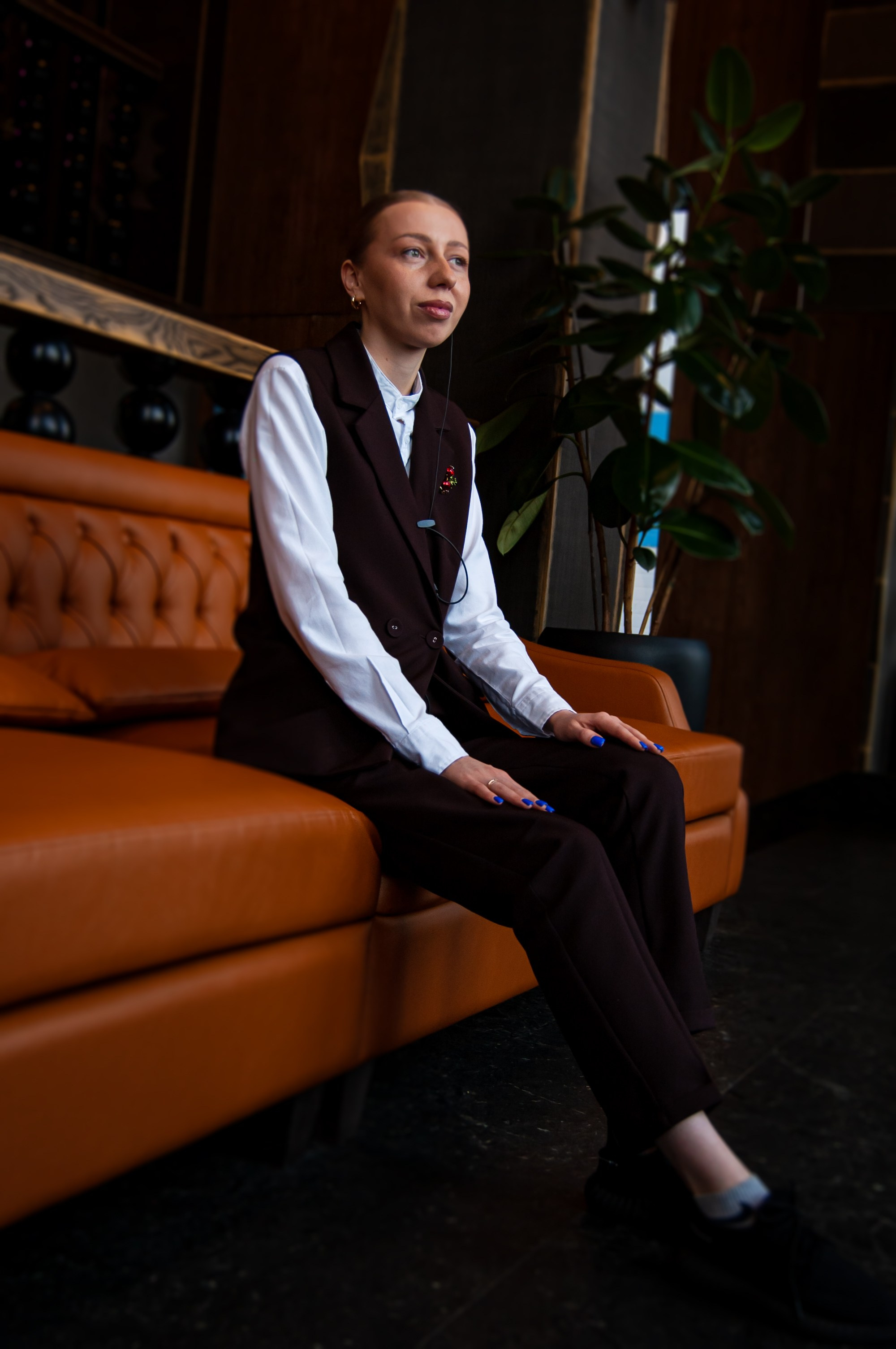 Портретная фотосессия для Леры в ресторане Мамули в Краснодаре. Портретный фотограф в Краснодаре Слава Никитин