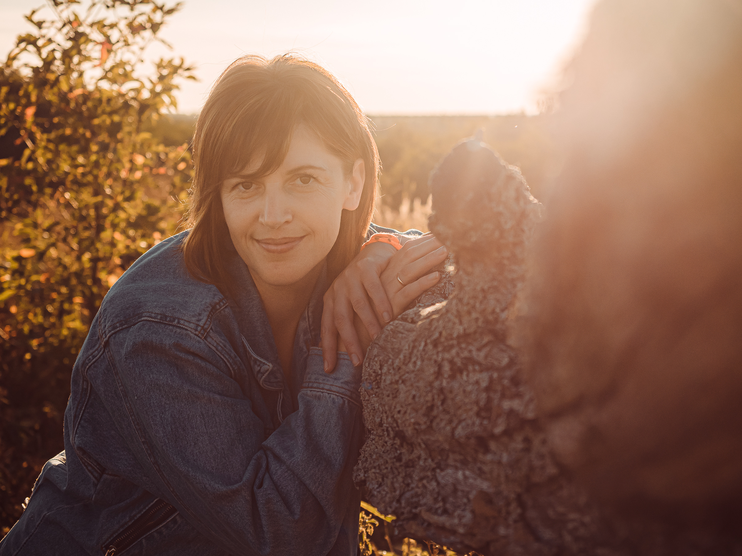 Осенняя прогулка в поле. Отличные фотографии своих близких, своего бизнеса или даже себя. СПб
