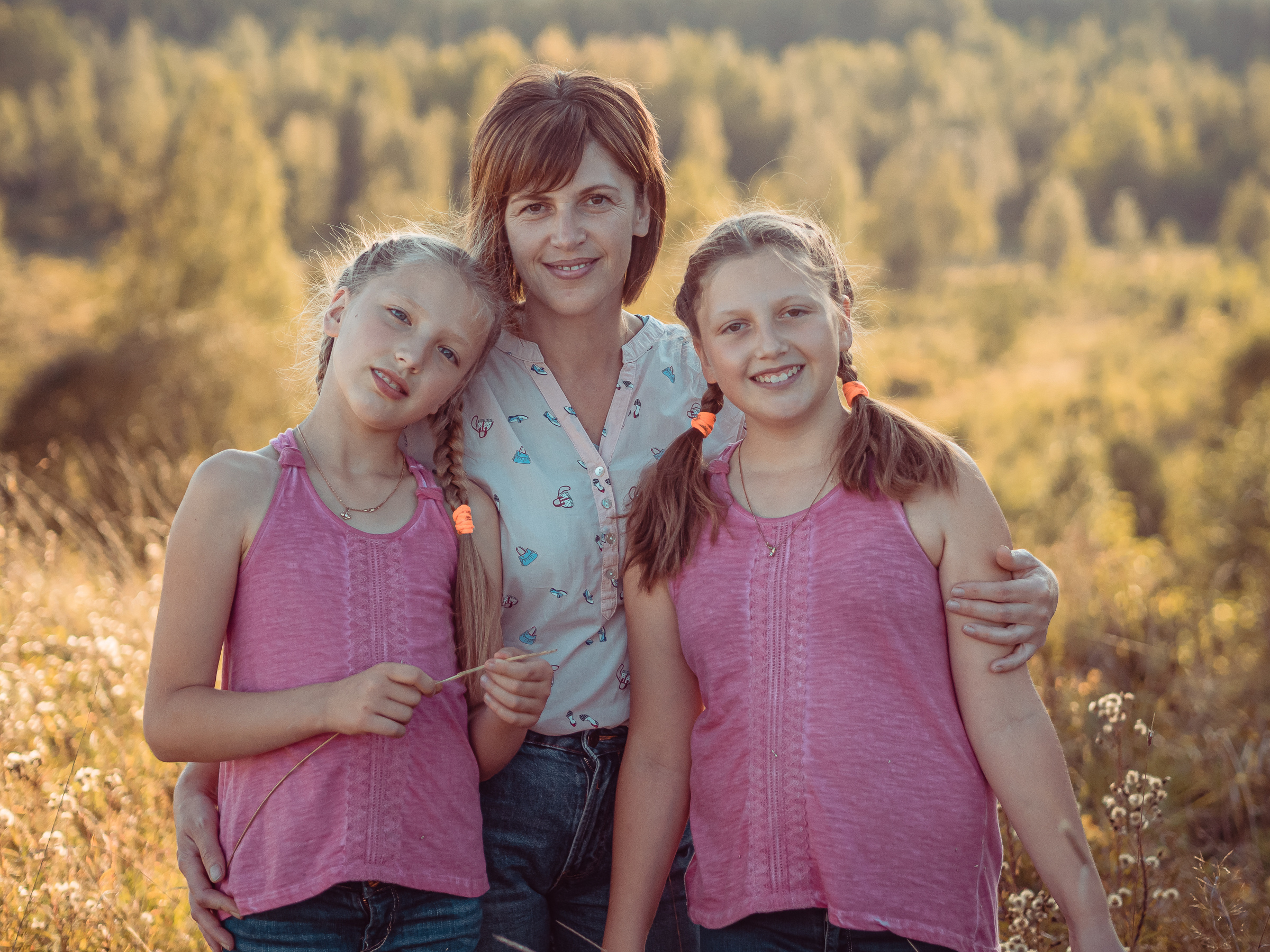 Осенняя прогулка в поле. Отличные фотографии своих близких, своего бизнеса или даже себя. СПб