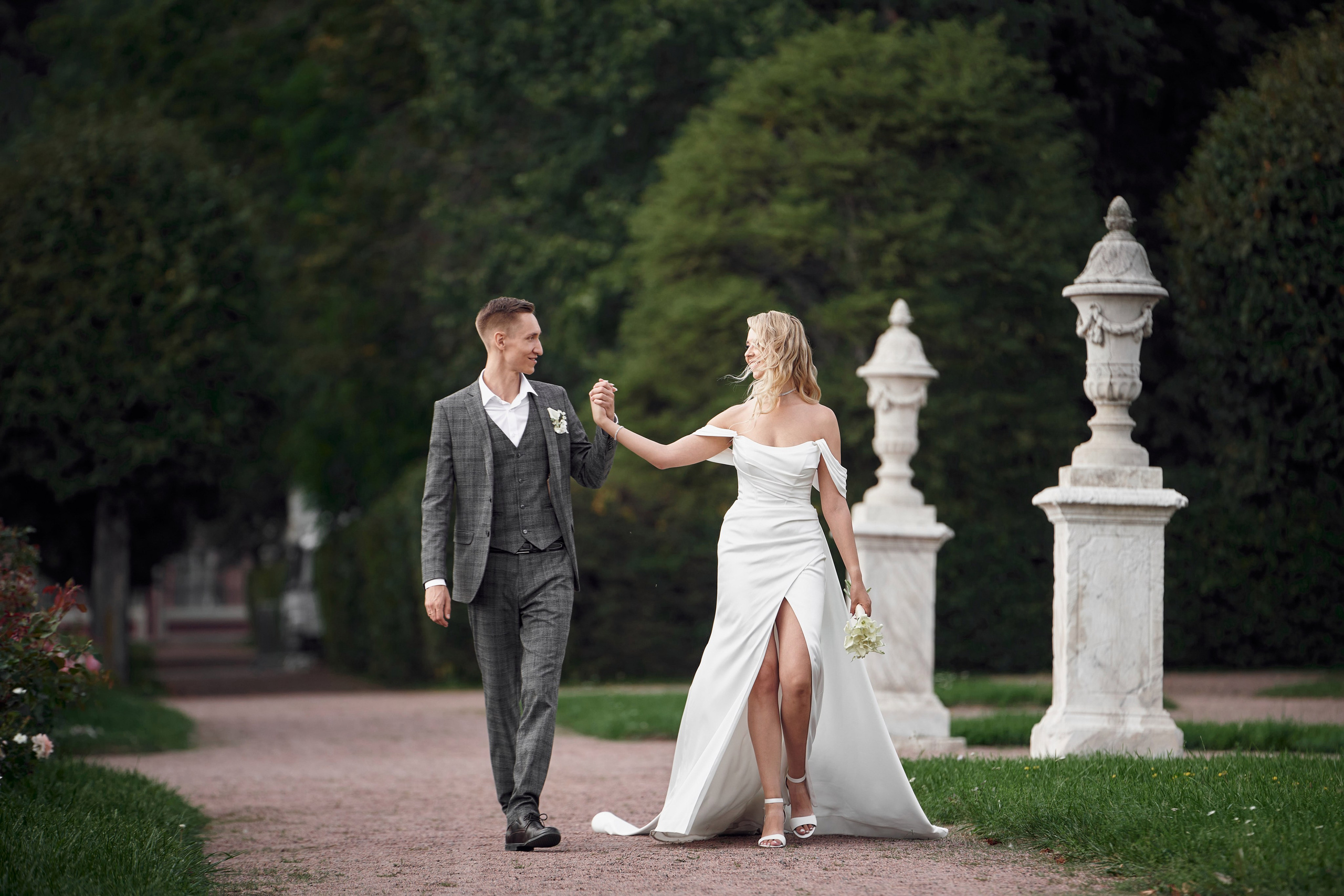 Свадебняа Фотосессия Николая и Анастасии в Кусково