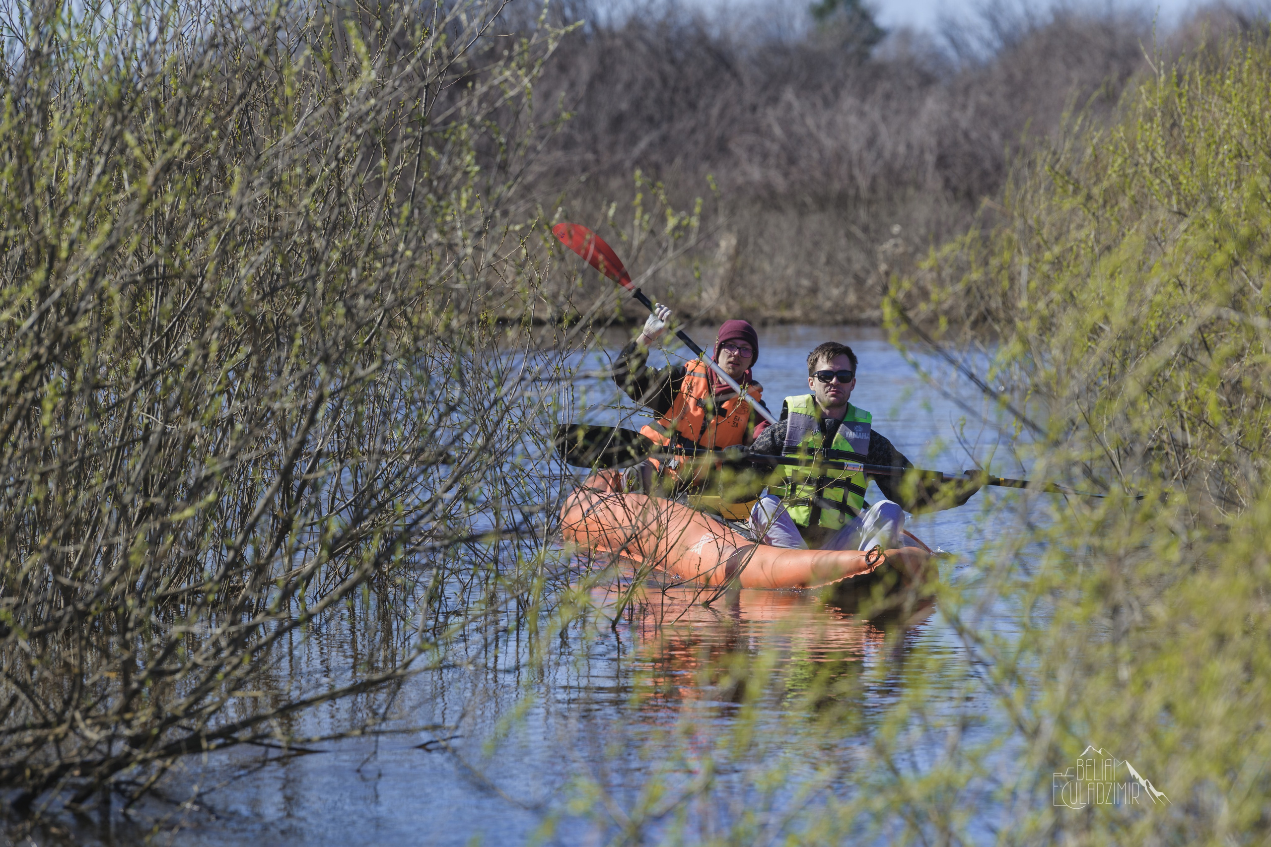 Сплав по реке Тремля 5 апреля 2026 года. Репортажный фотограф Владимир Беляй