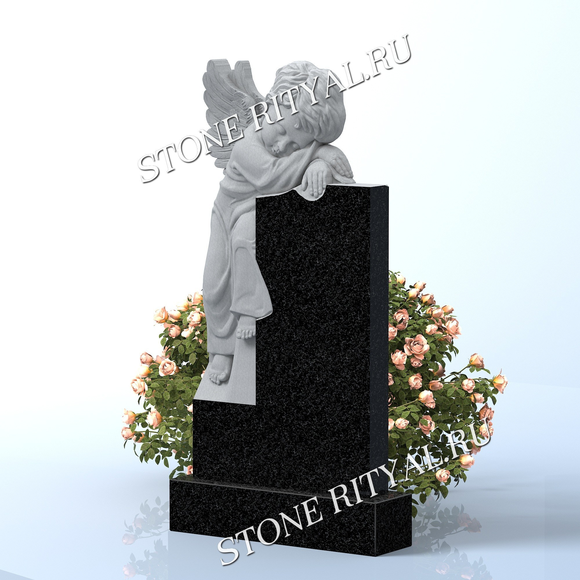 Вертикальные памятники фигурные. Изготовление и установка памятников в Москве и МО